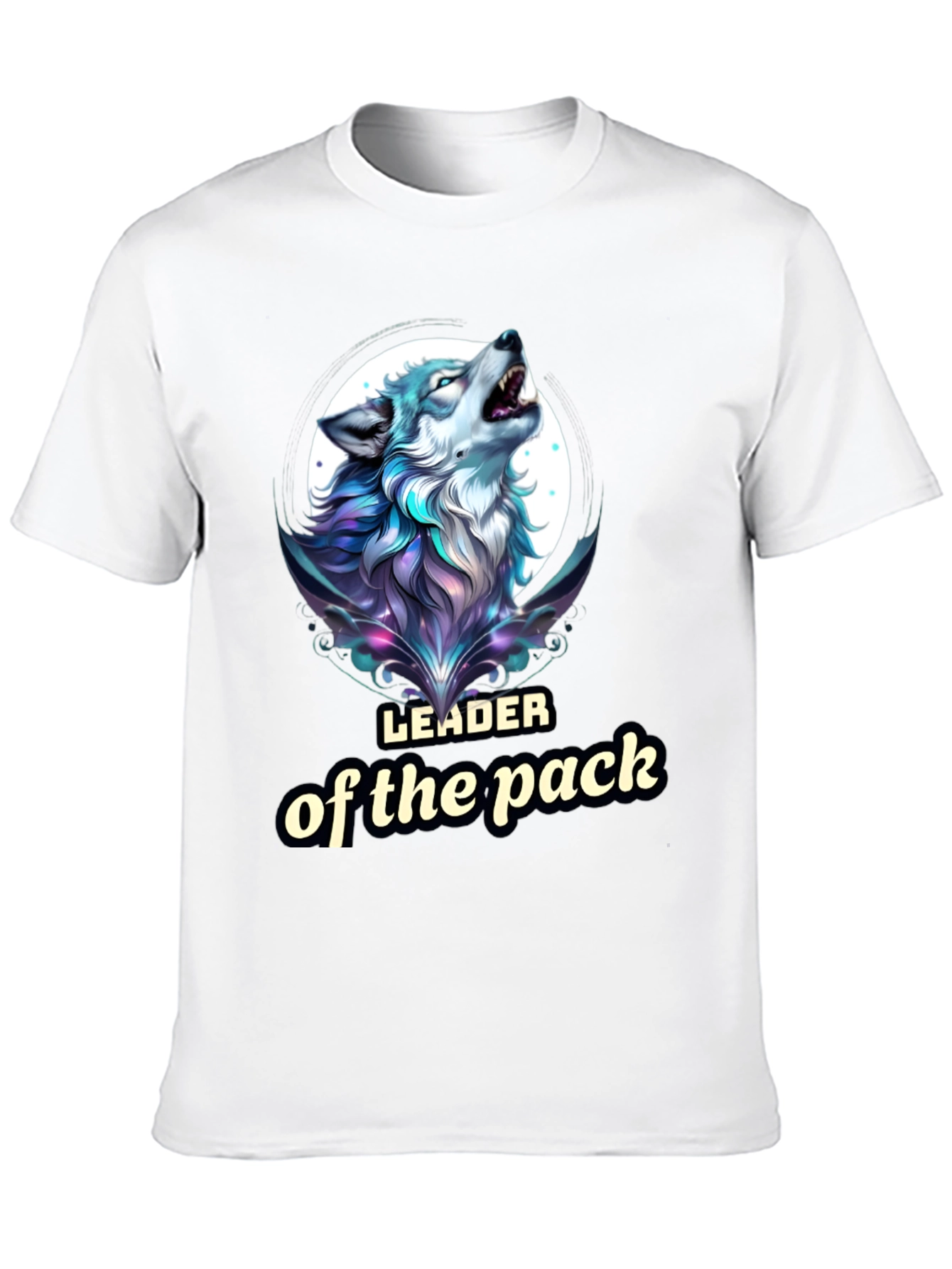 Leader of the Pack Wolf Graphic T-Shirt
