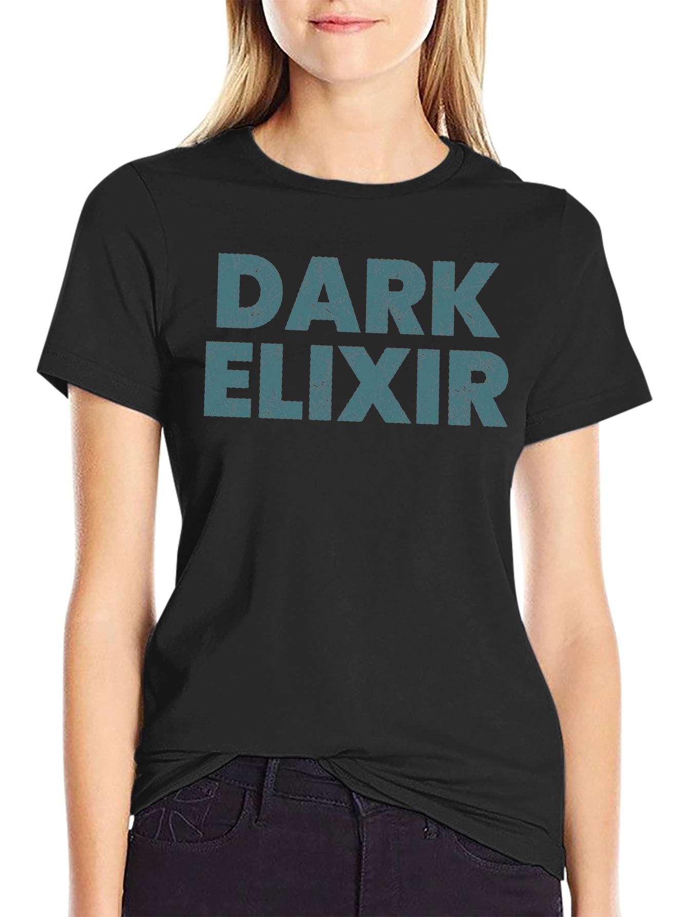 Dark Elixir Graphic Tee - Premium Black T-Shirt
