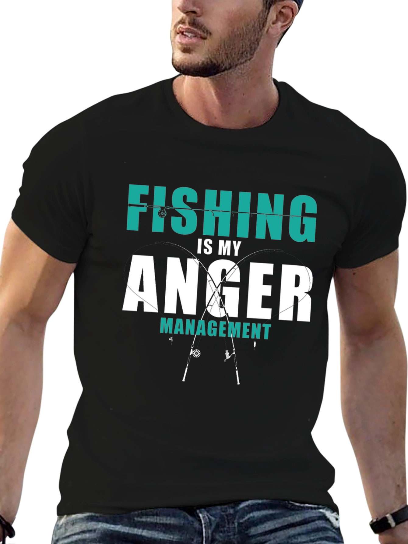 Fishing is My Anger Management Graphic Tee