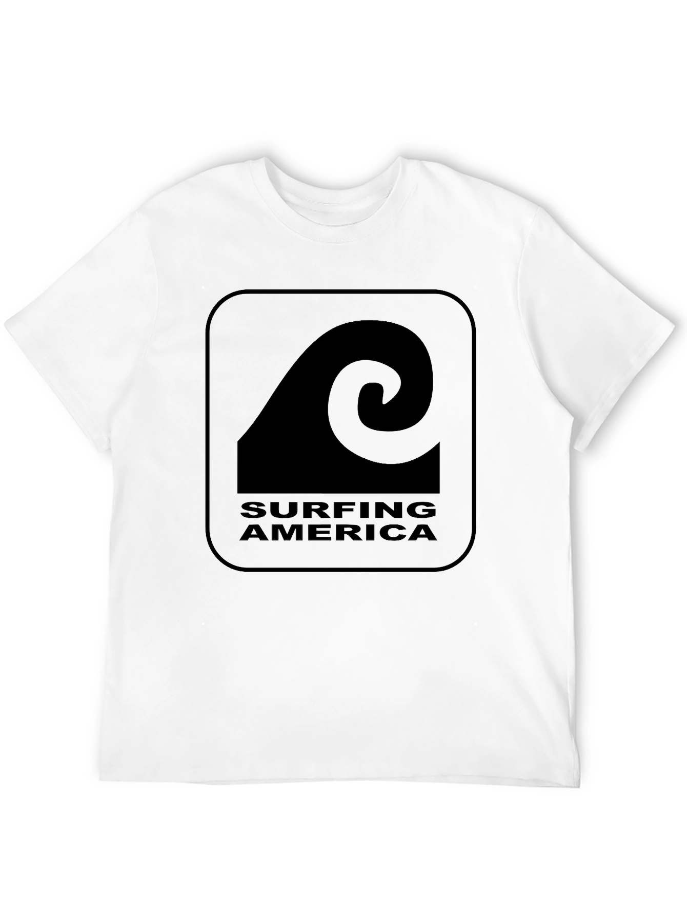 Surfing America Graphic Tee - Black