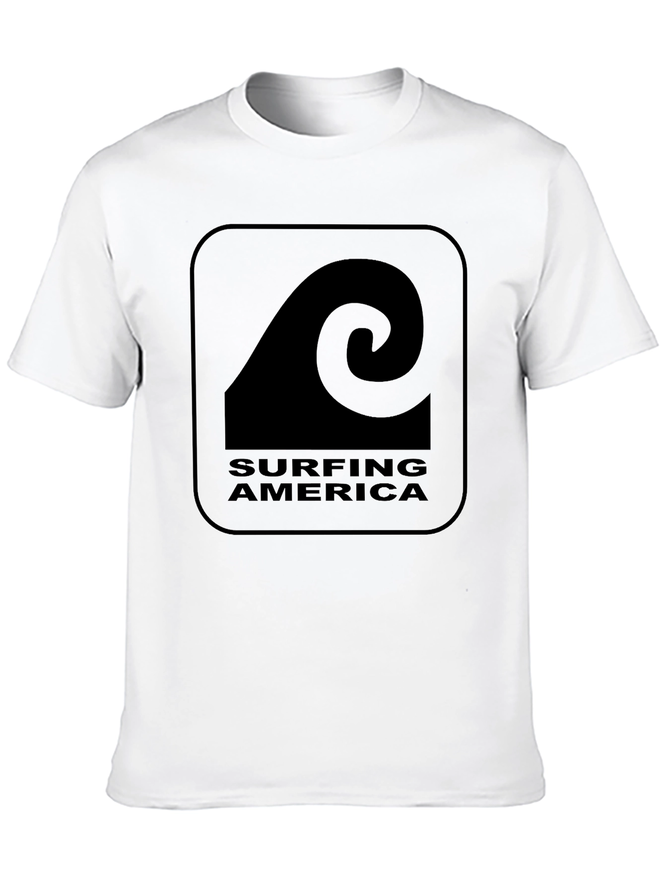 Surfing America Graphic Tee - Black