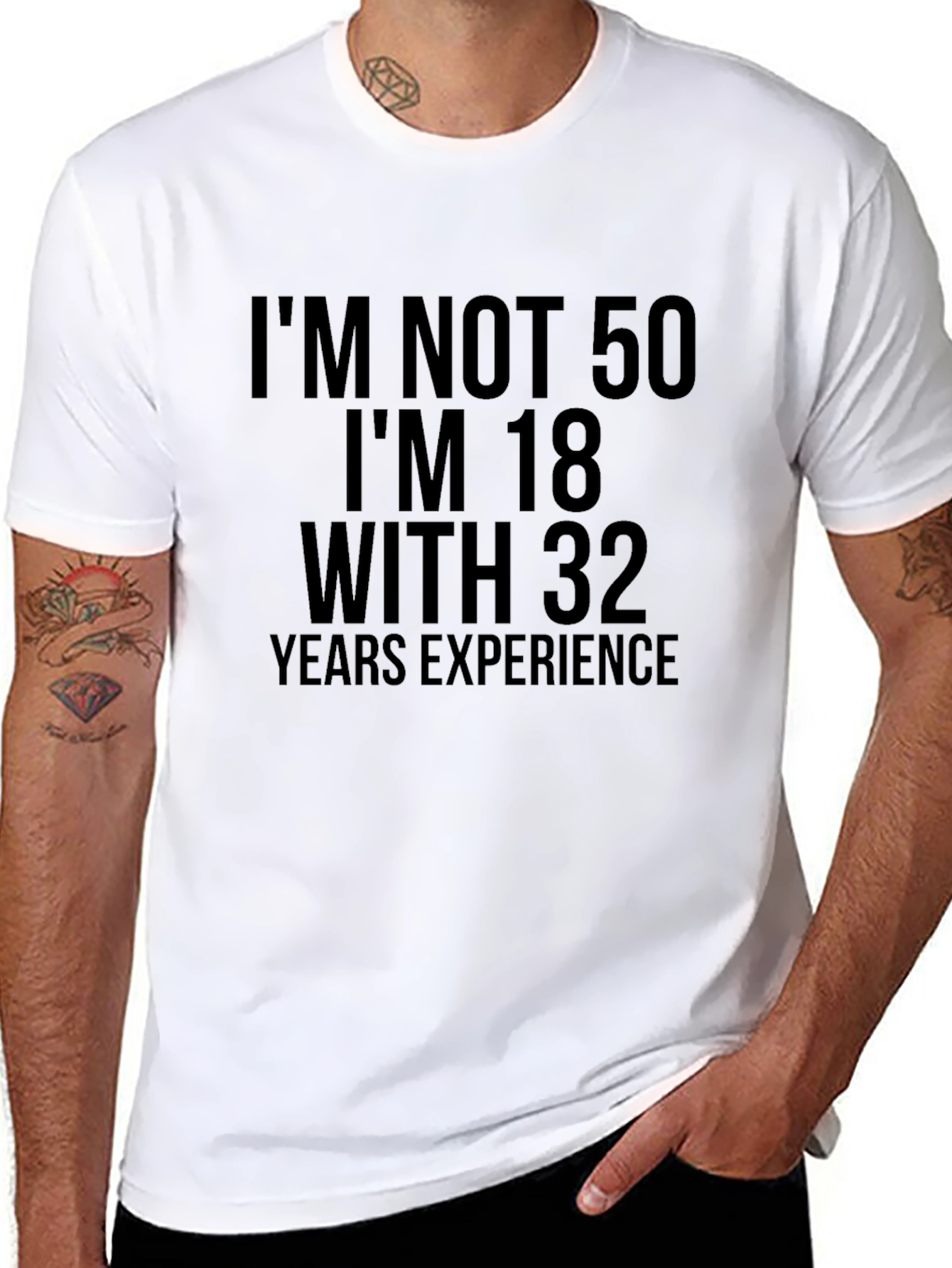 Funny 50th Birthday T-Shirt - Im Not 50