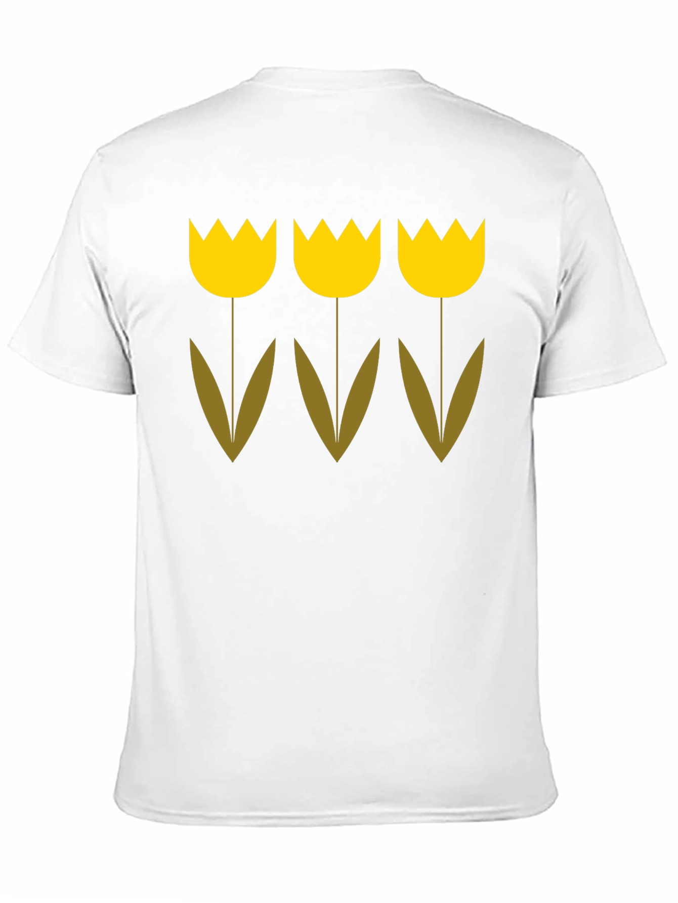 Tulip Graphic Tee - Black Cotton Blend