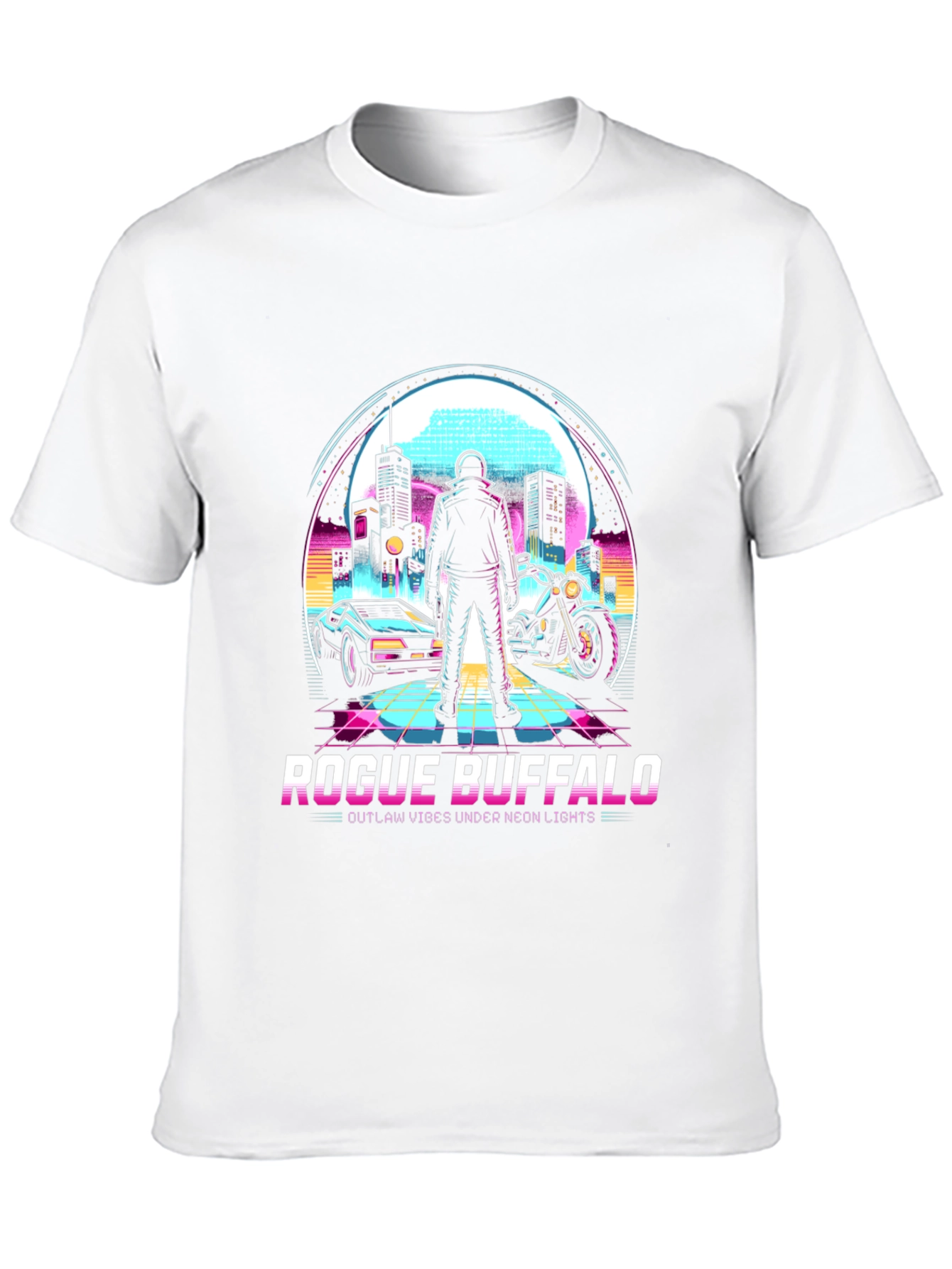 Rogue Buffalo Neon Lights T-Shirt