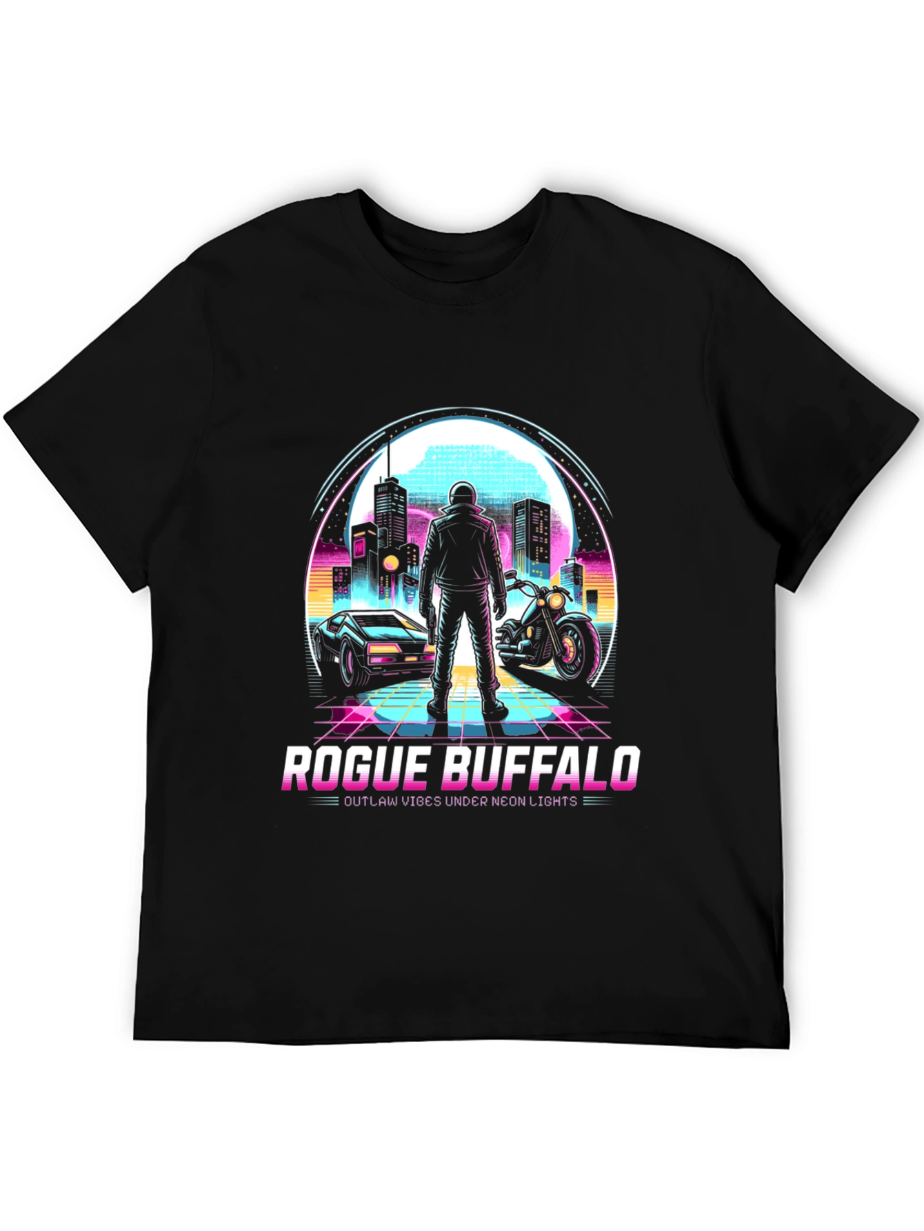 Rogue Buffalo Neon Lights T-Shirt