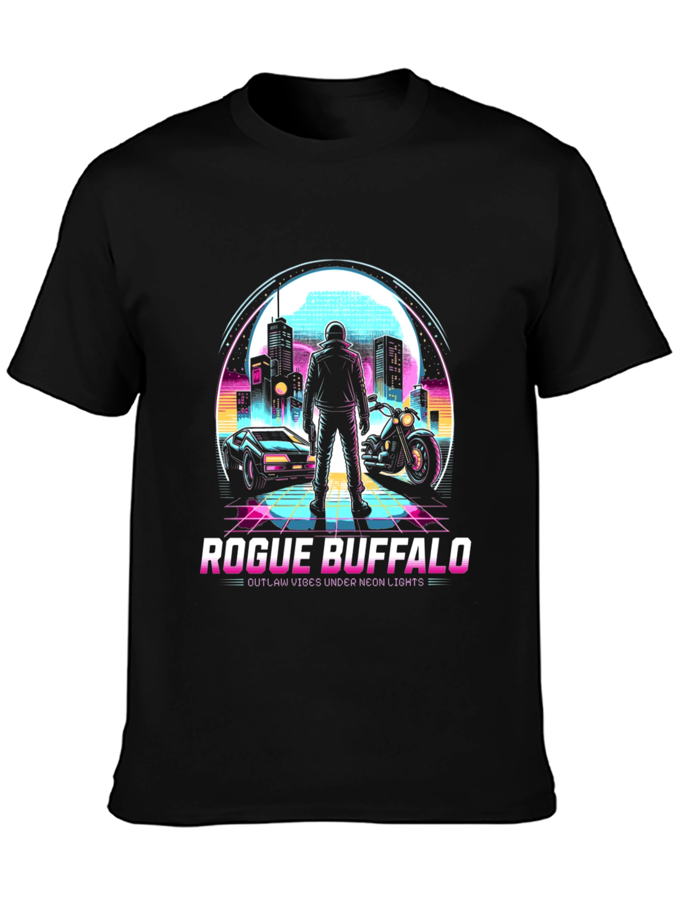 Rogue Buffalo Neon Lights T-Shirt