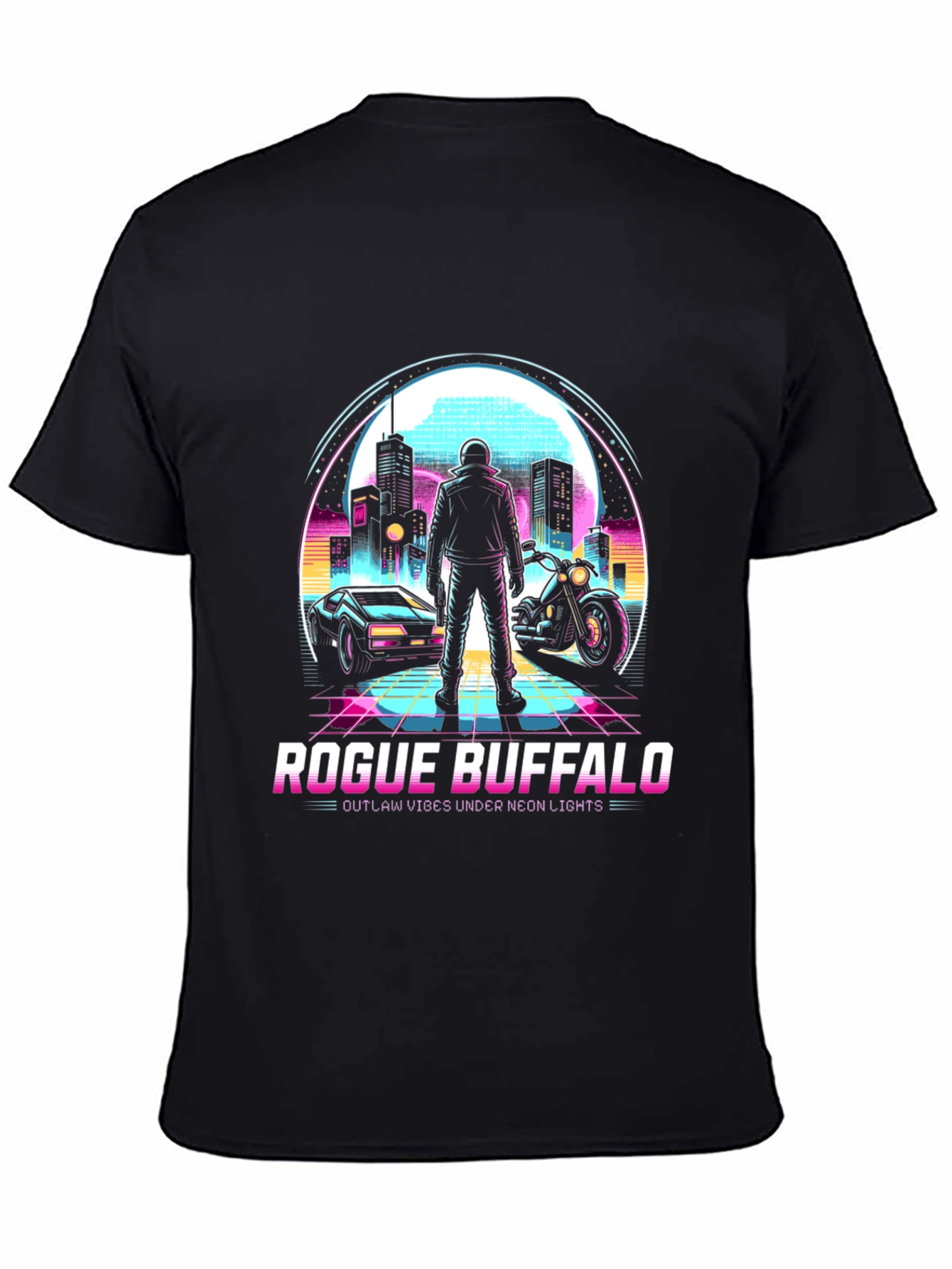Rogue Buffalo Neon Lights T-Shirt