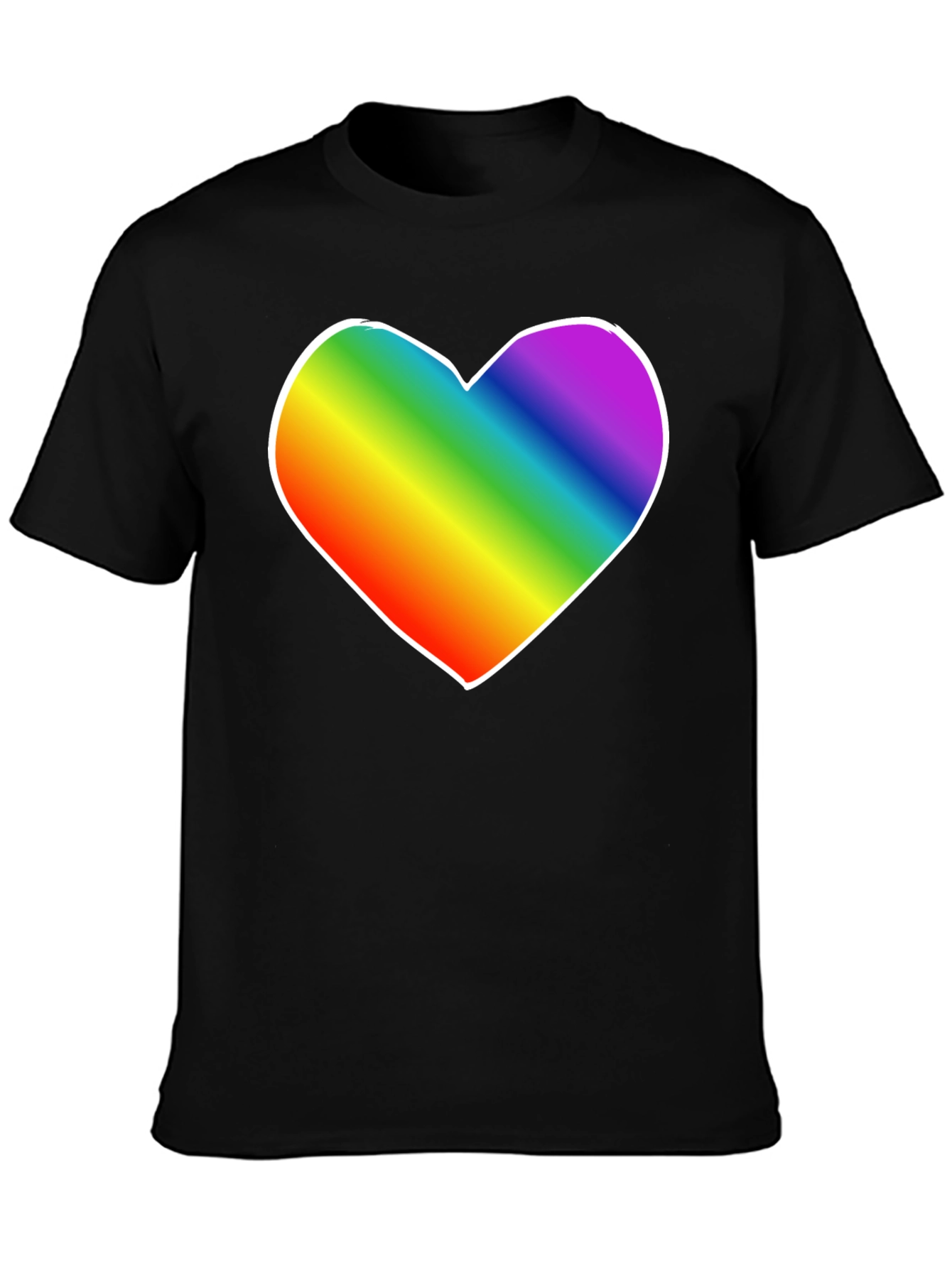 Rainbow Heart Tee - Pride Shirt