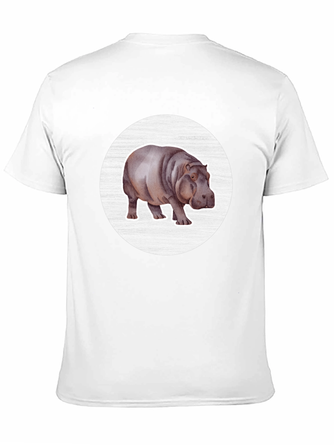 Hippo Graphic Tee - Stylish Animal Lover Shirt