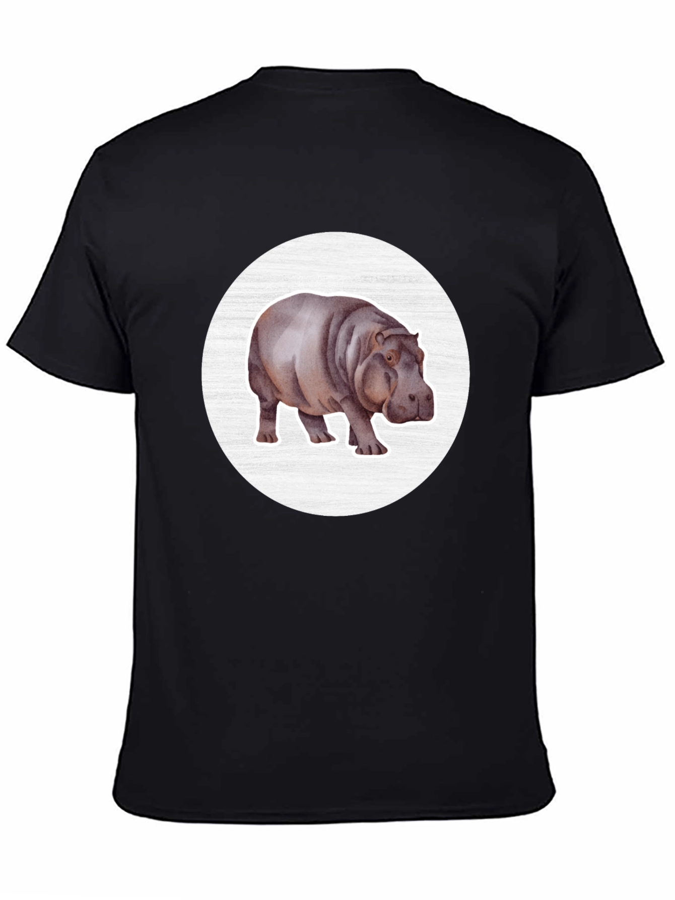Hippo Graphic Tee - Stylish Animal Lover Shirt