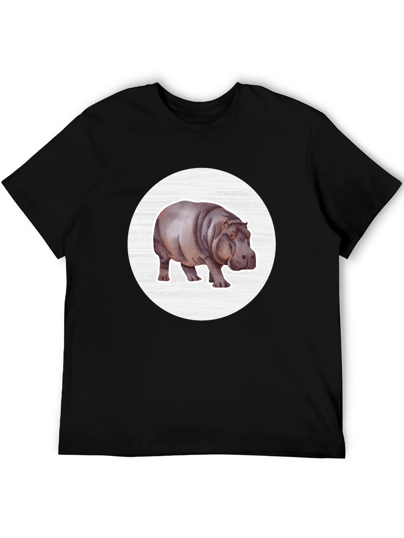 Hippo Graphic Tee - Stylish Animal Lover Shirt