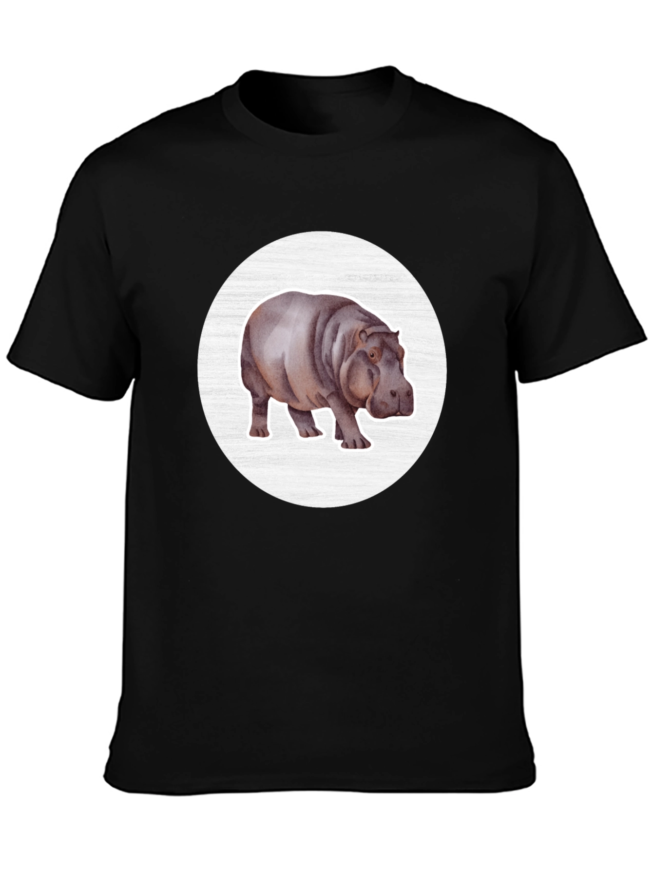 Hippo Graphic Tee - Stylish Animal Lover Shirt
