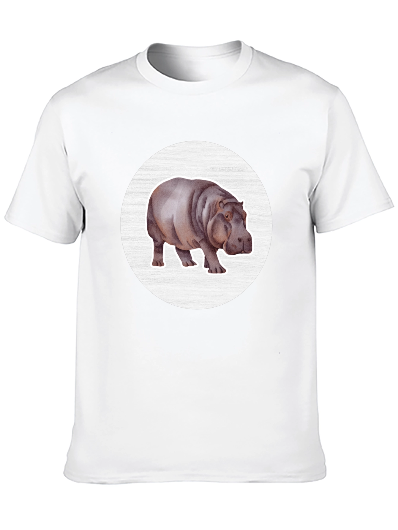 Hippo Graphic Tee - Stylish Animal Lover Shirt