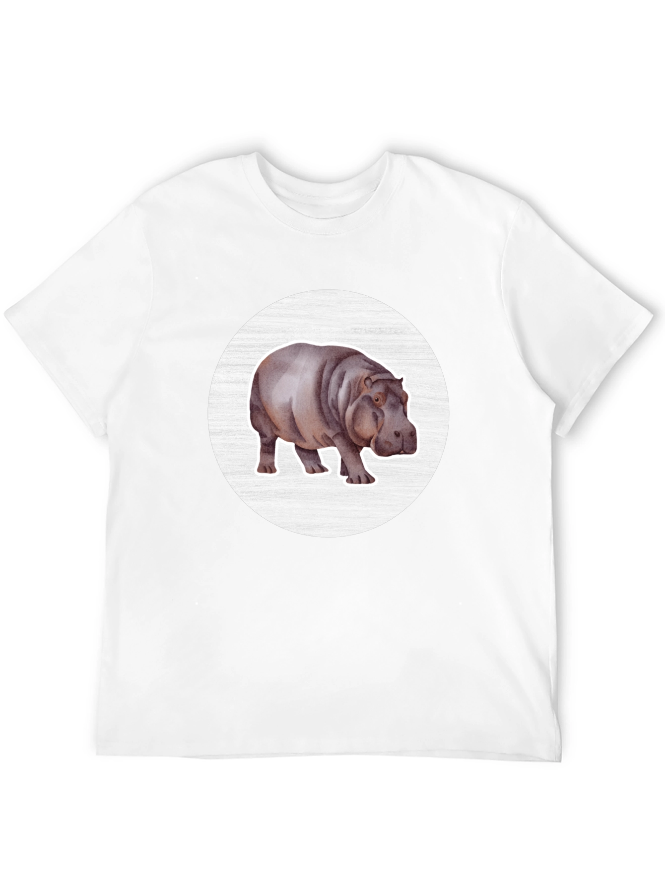 Hippo Graphic Tee - Stylish Animal Lover Shirt