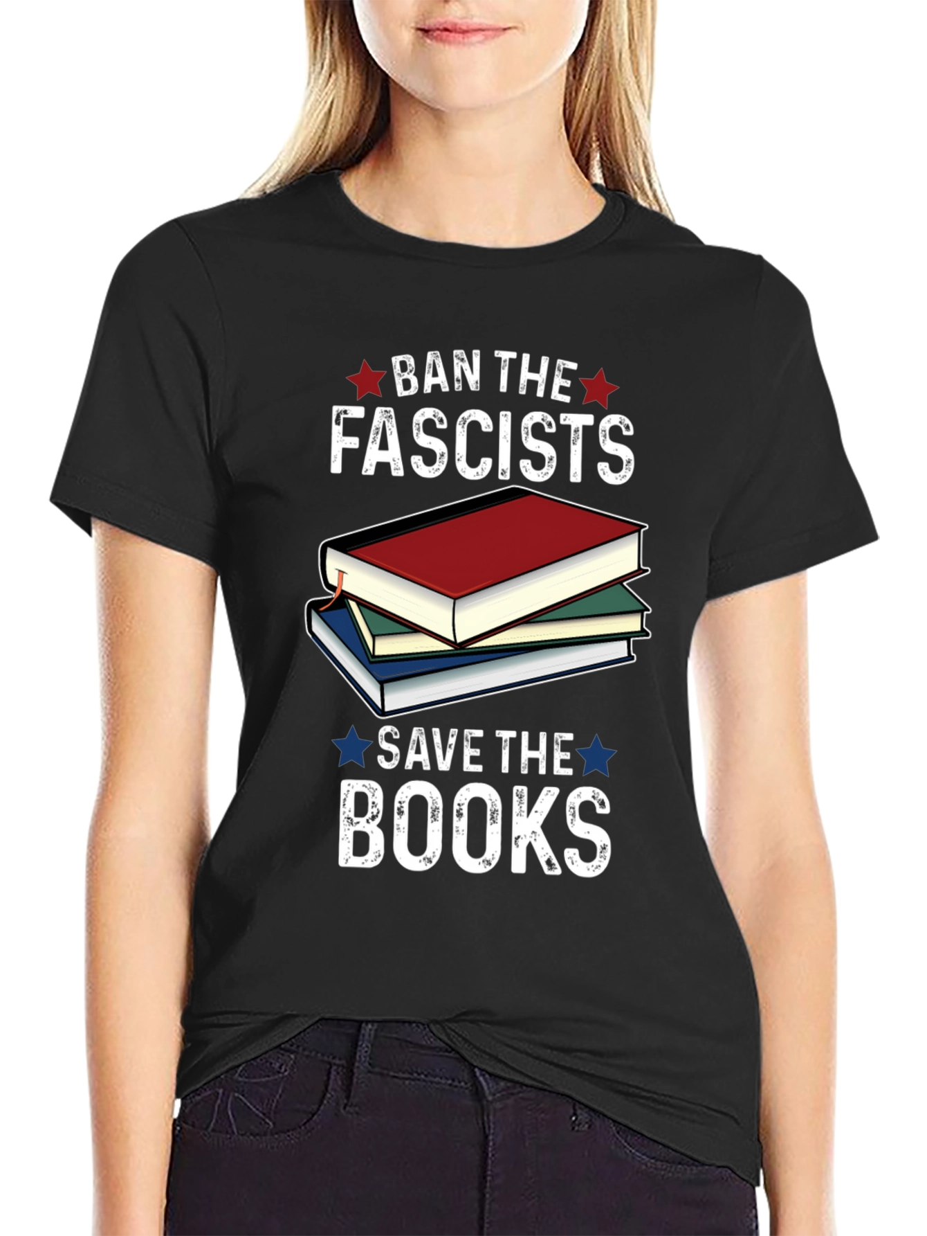 Ban the Fascists Save the Books T-Shirt