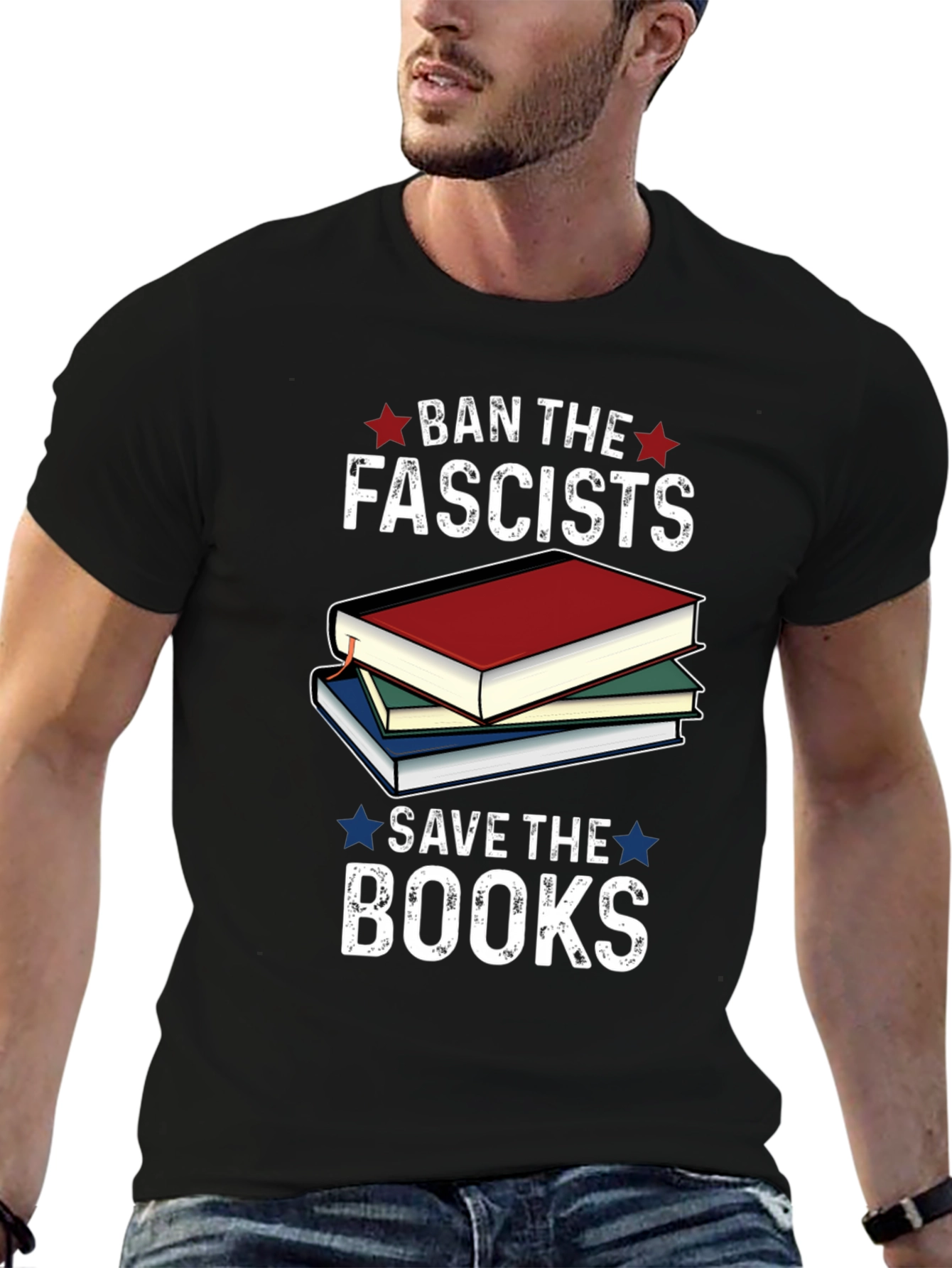 Ban the Fascists Save the Books T-Shirt