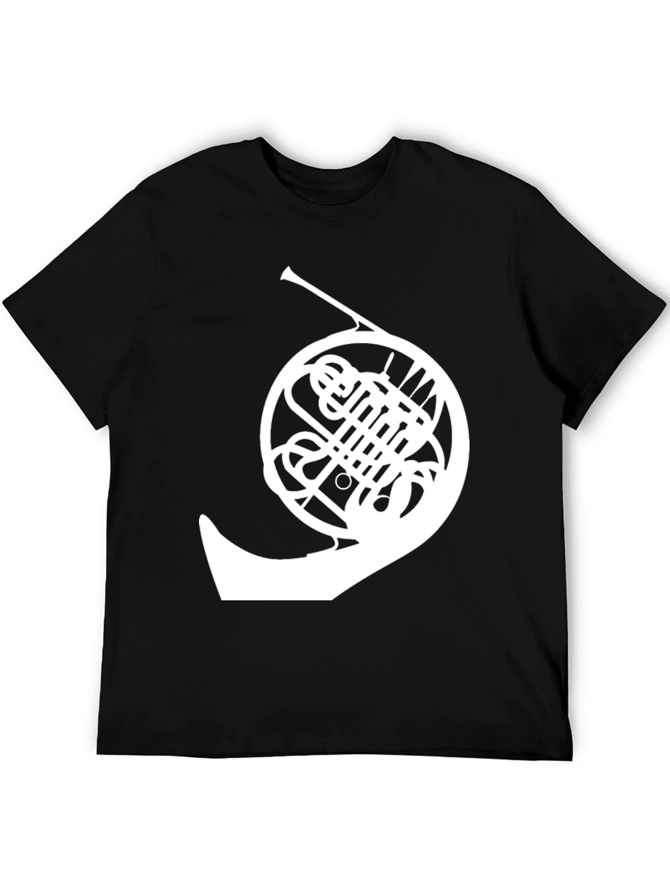 French Horn Graphic T-Shirt - Musician Tee