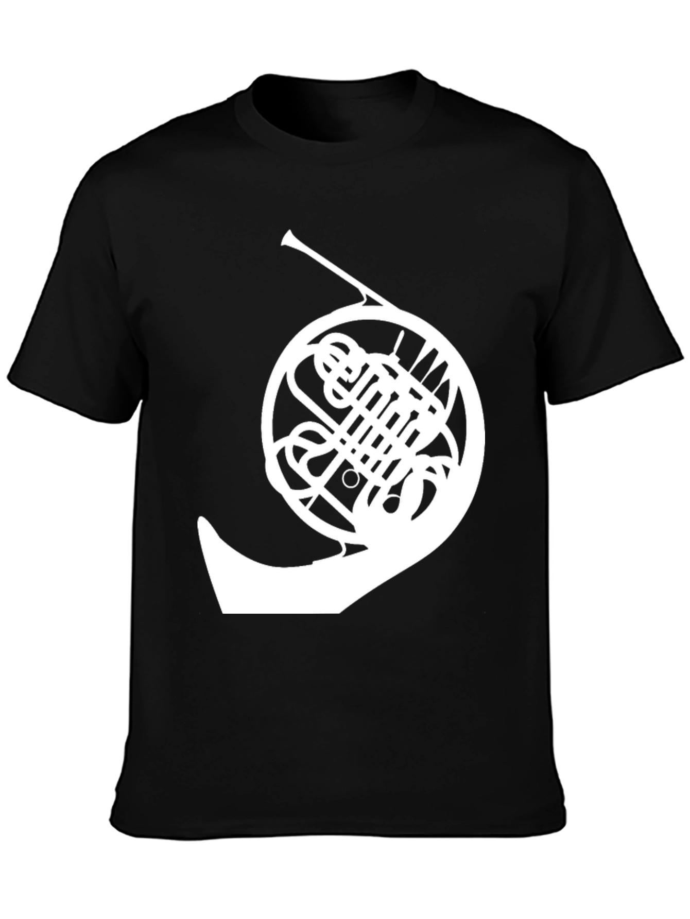 French Horn Graphic T-Shirt - Musician Tee