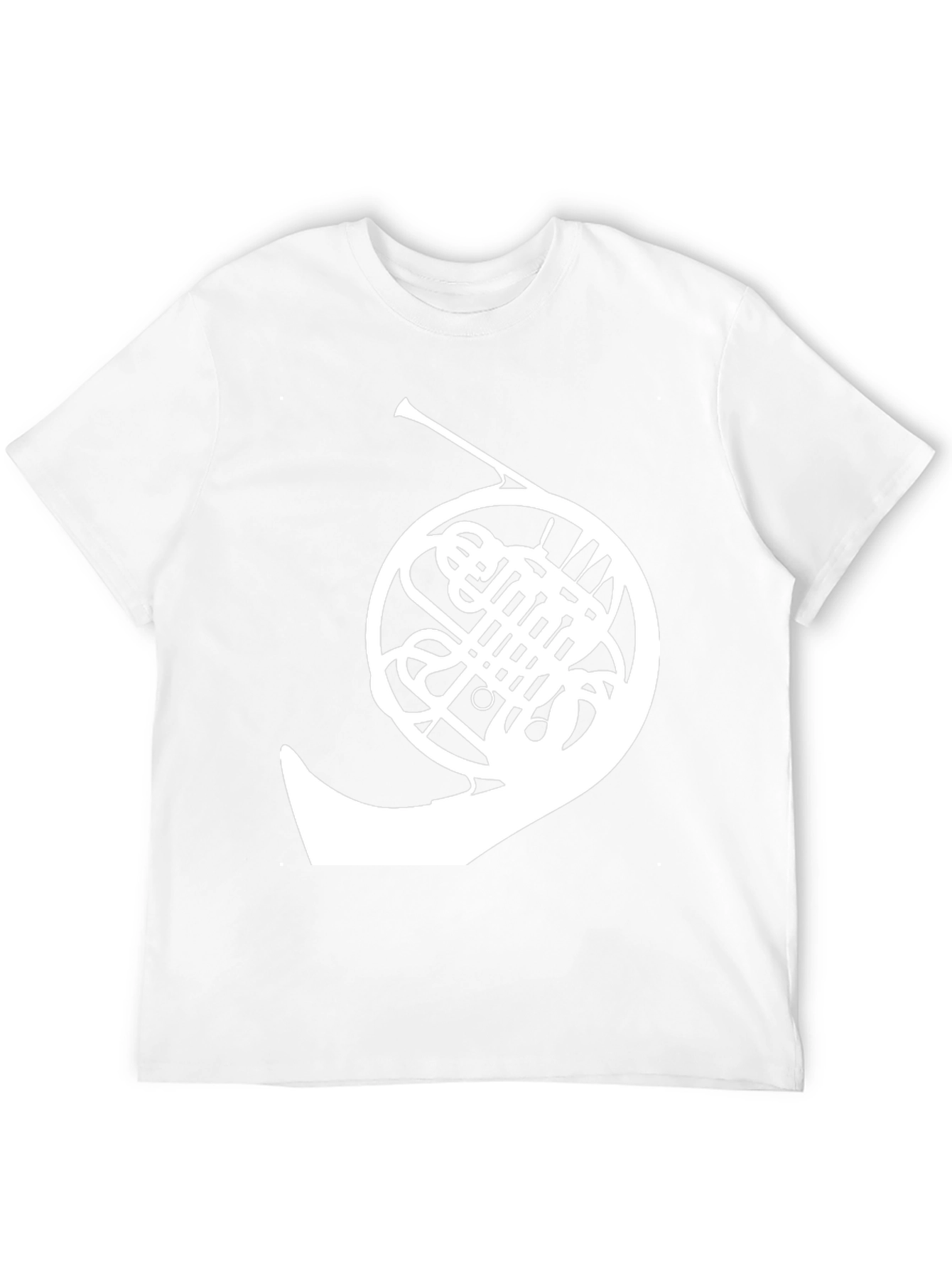 French Horn Graphic T-Shirt - Musician Tee