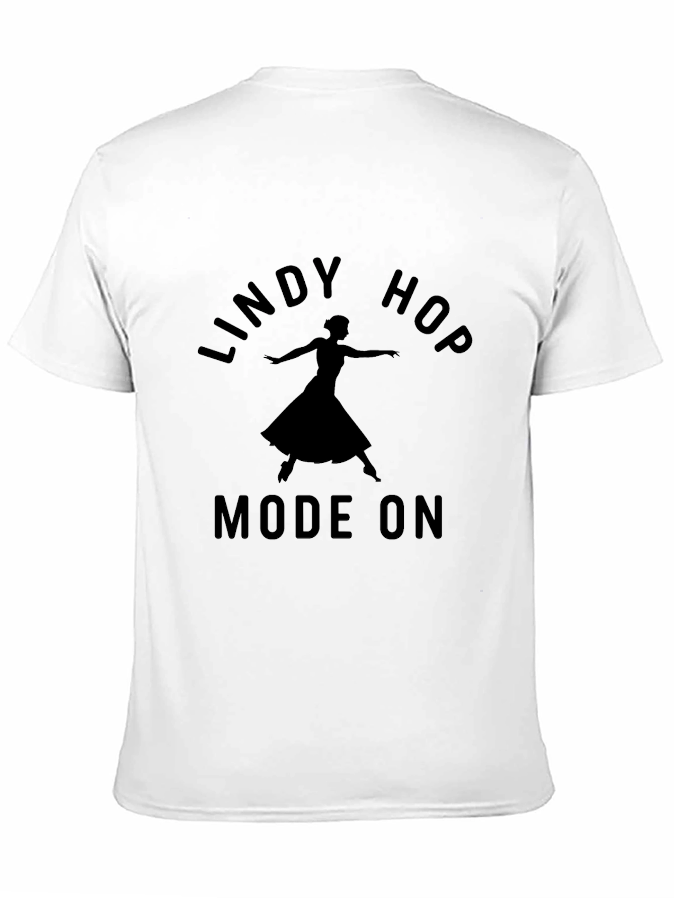 Lindy Hop Mode On Black Graphic Tee
