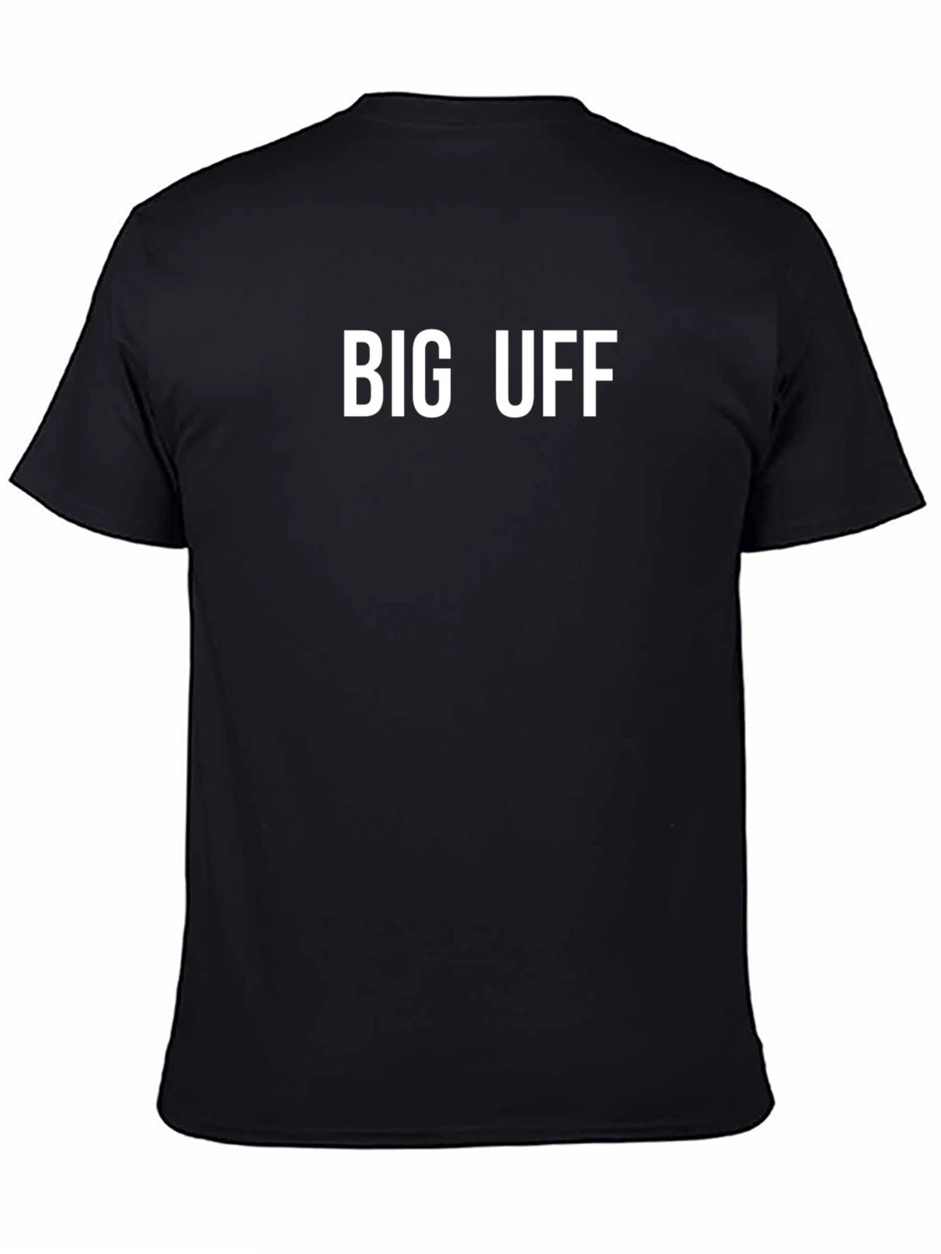 Big Uff Black T-Shirt - Casual Style