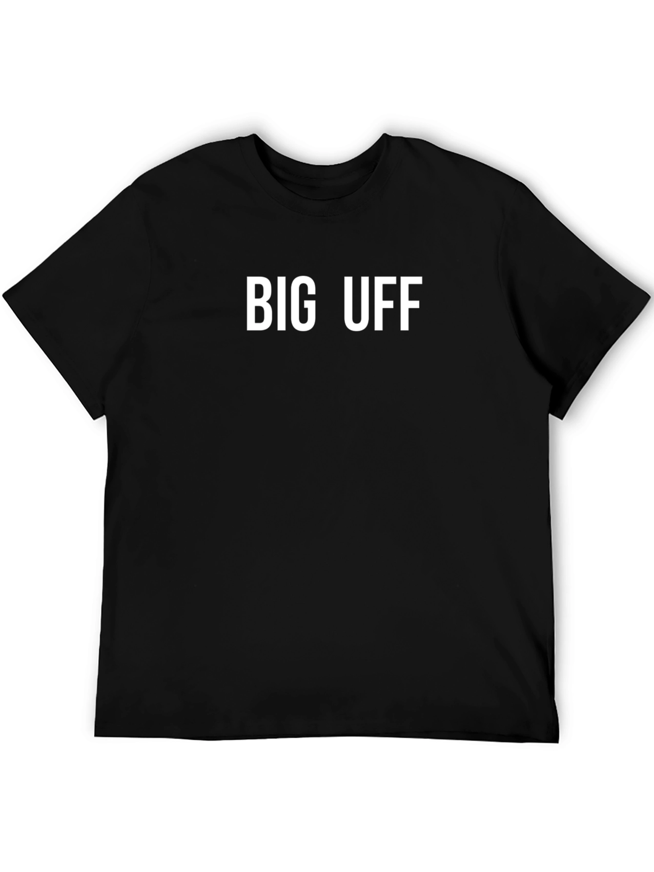 Big Uff Black T-Shirt - Casual Style