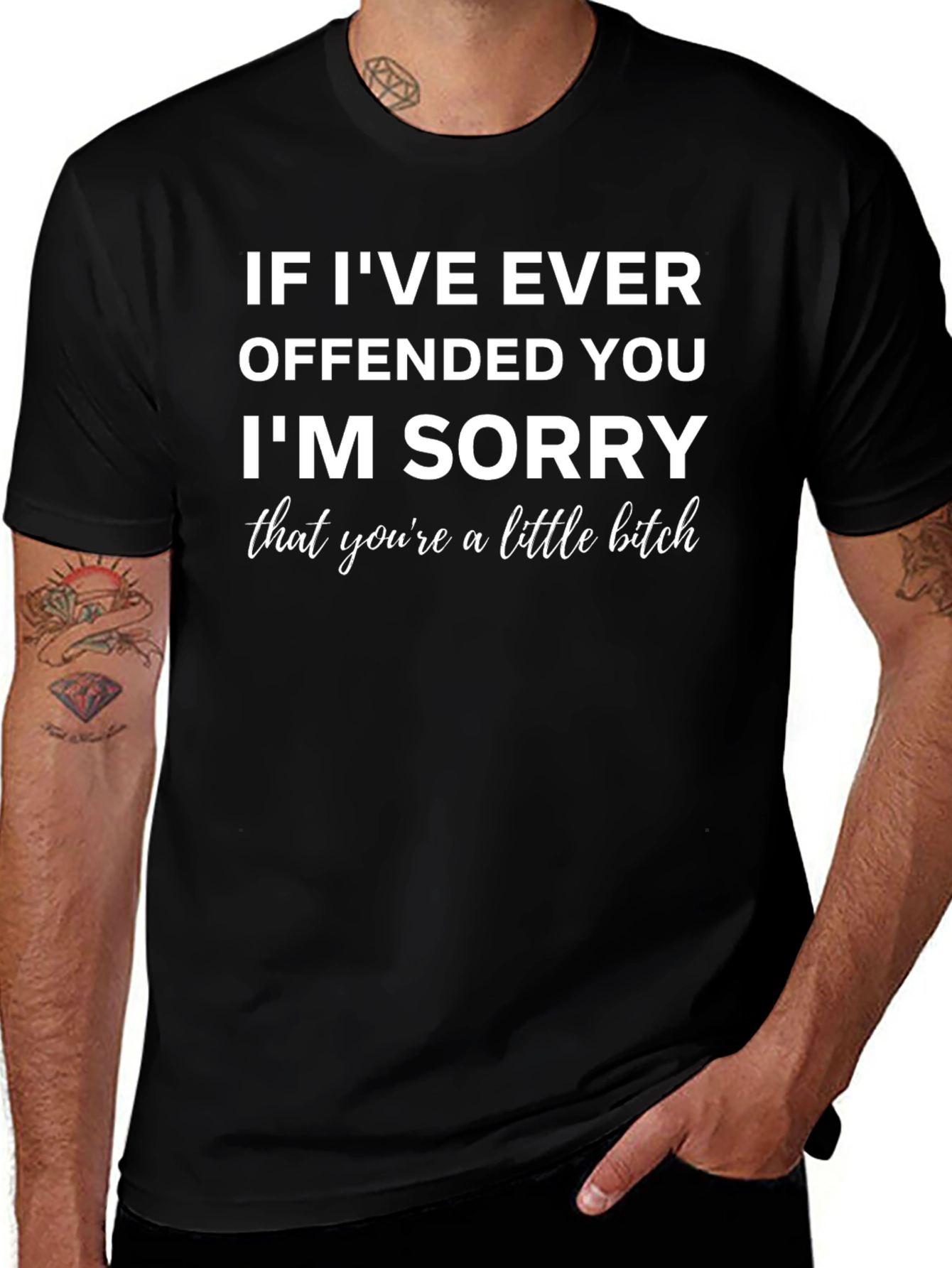 Offensive Humor Sarcastic Graphic T-Shirt