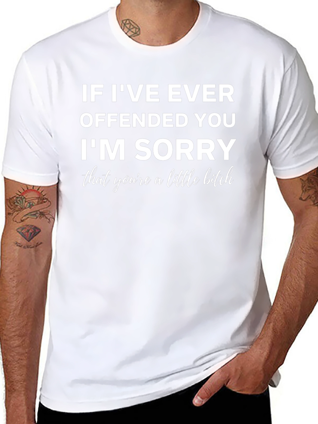 Offensive Humor Sarcastic Graphic T-Shirt