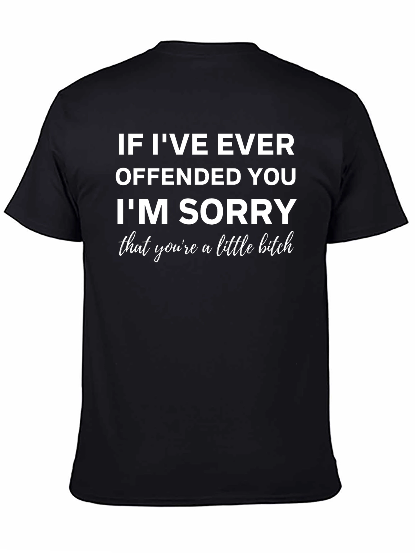 Offensive Humor Sarcastic Graphic T-Shirt