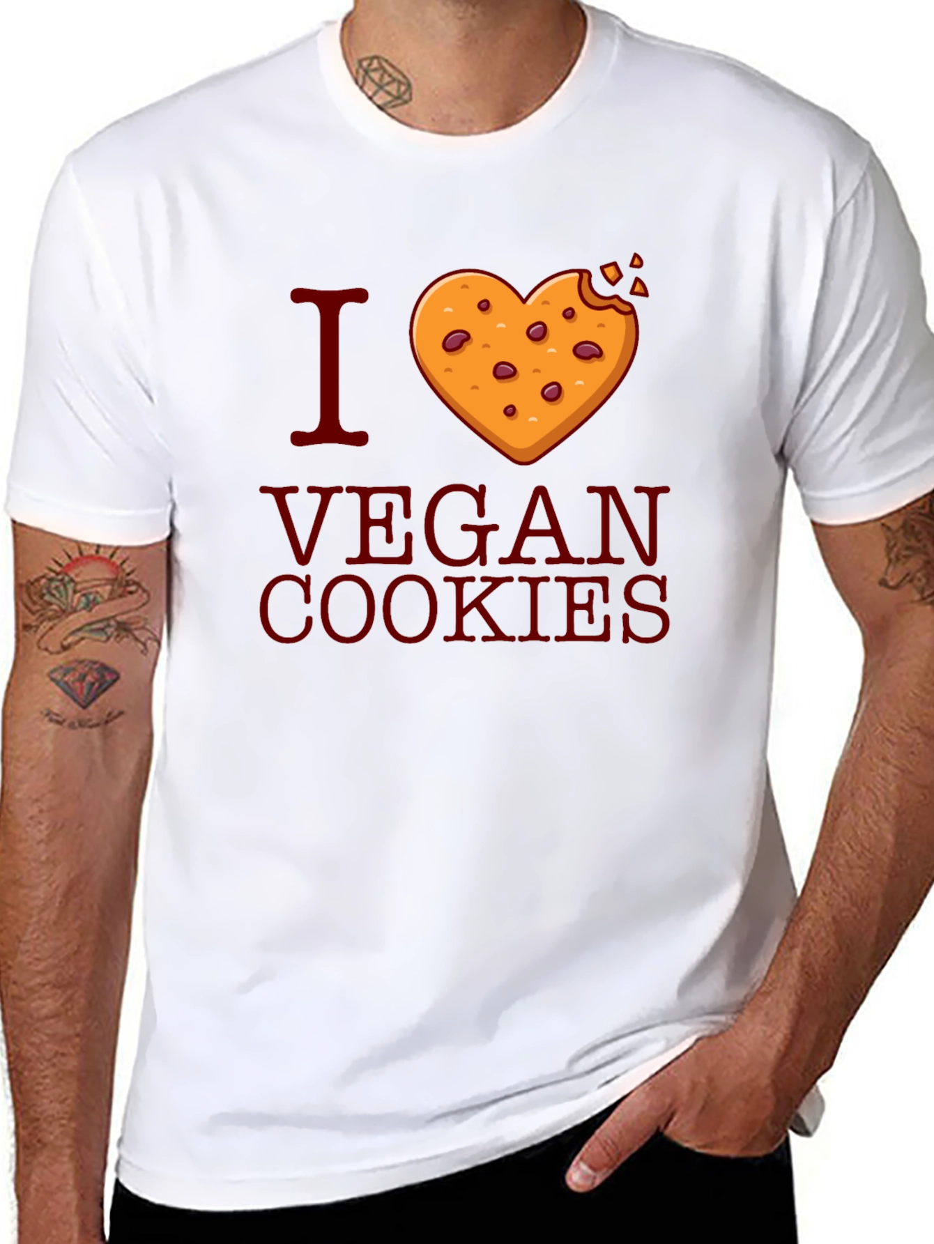 I Love Vegan Cookies T-Shirt