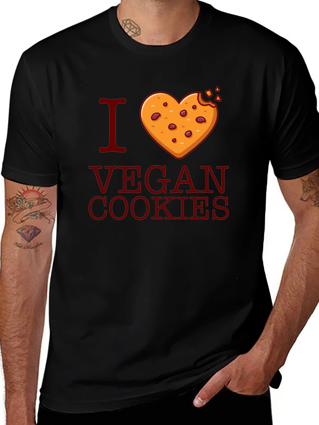 I Love Vegan Cookies T-Shirt
