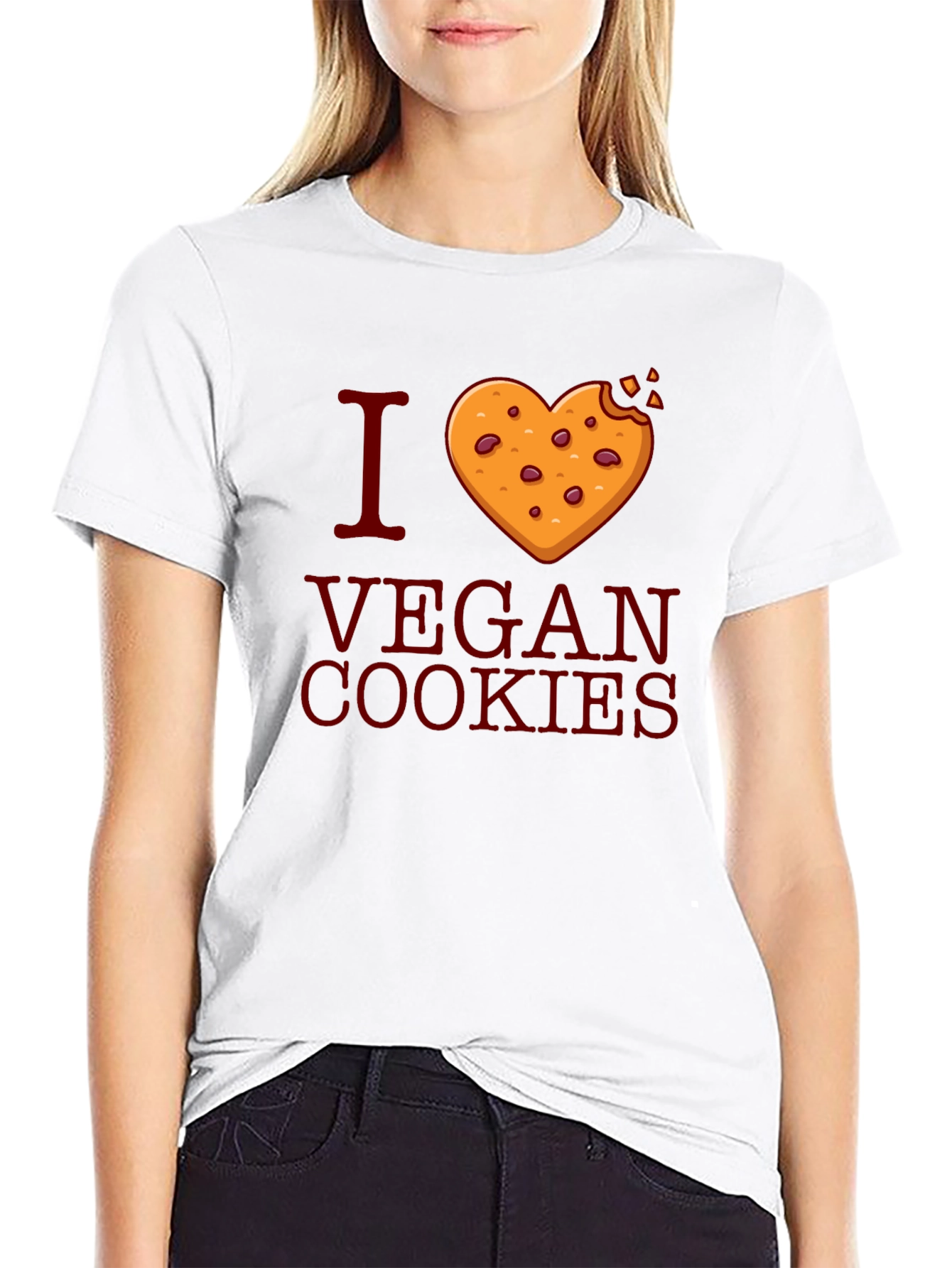 I Love Vegan Cookies T-Shirt