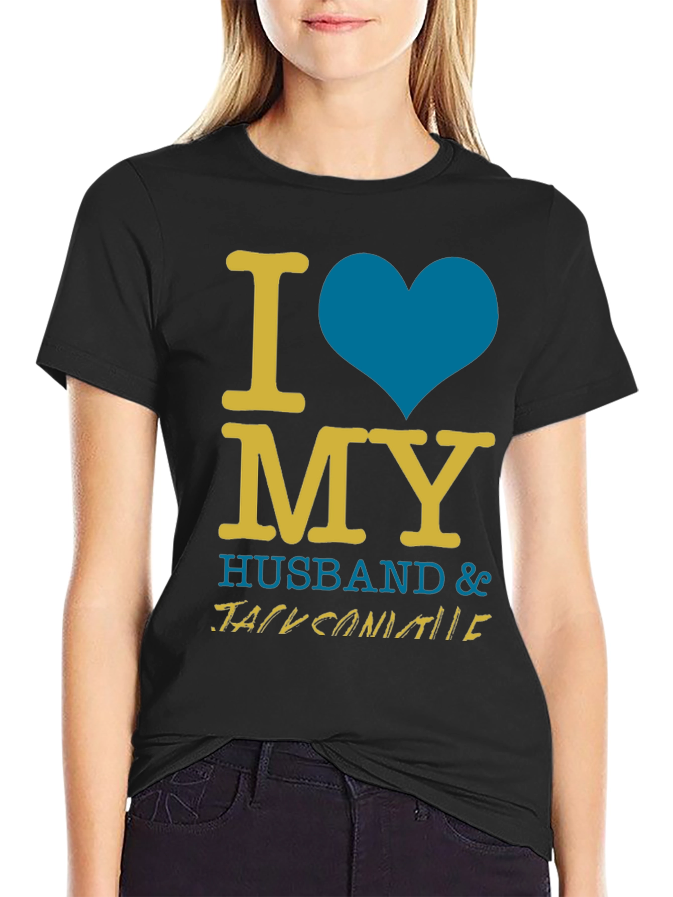 I Love My Husband & Jacksonville T-Shirt