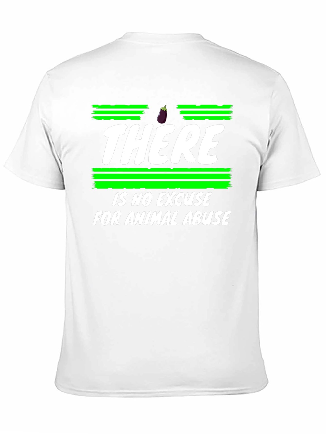 Animal Rights T-Shirt - No Excuse for Abuse