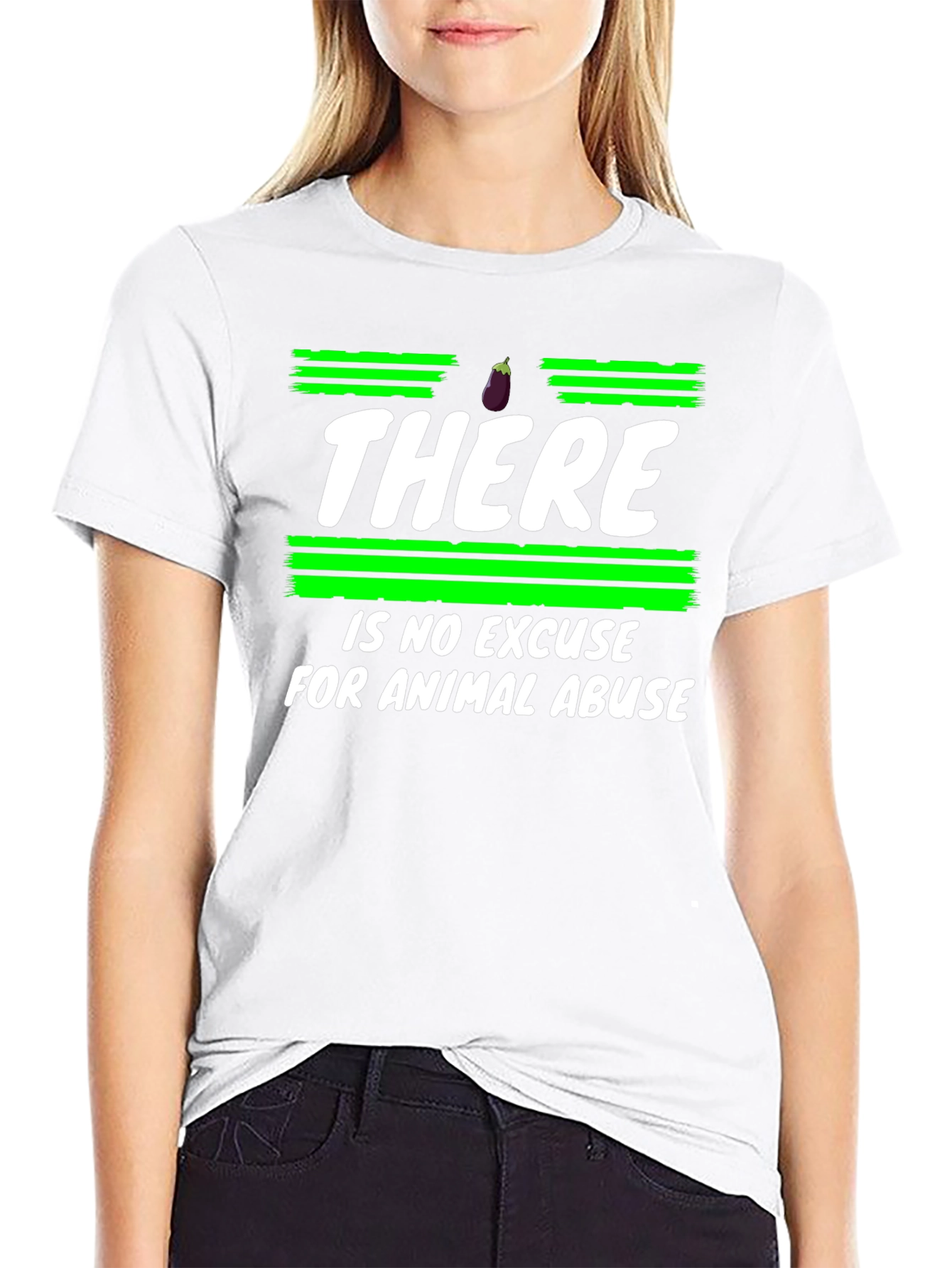 Animal Rights T-Shirt - No Excuse for Abuse