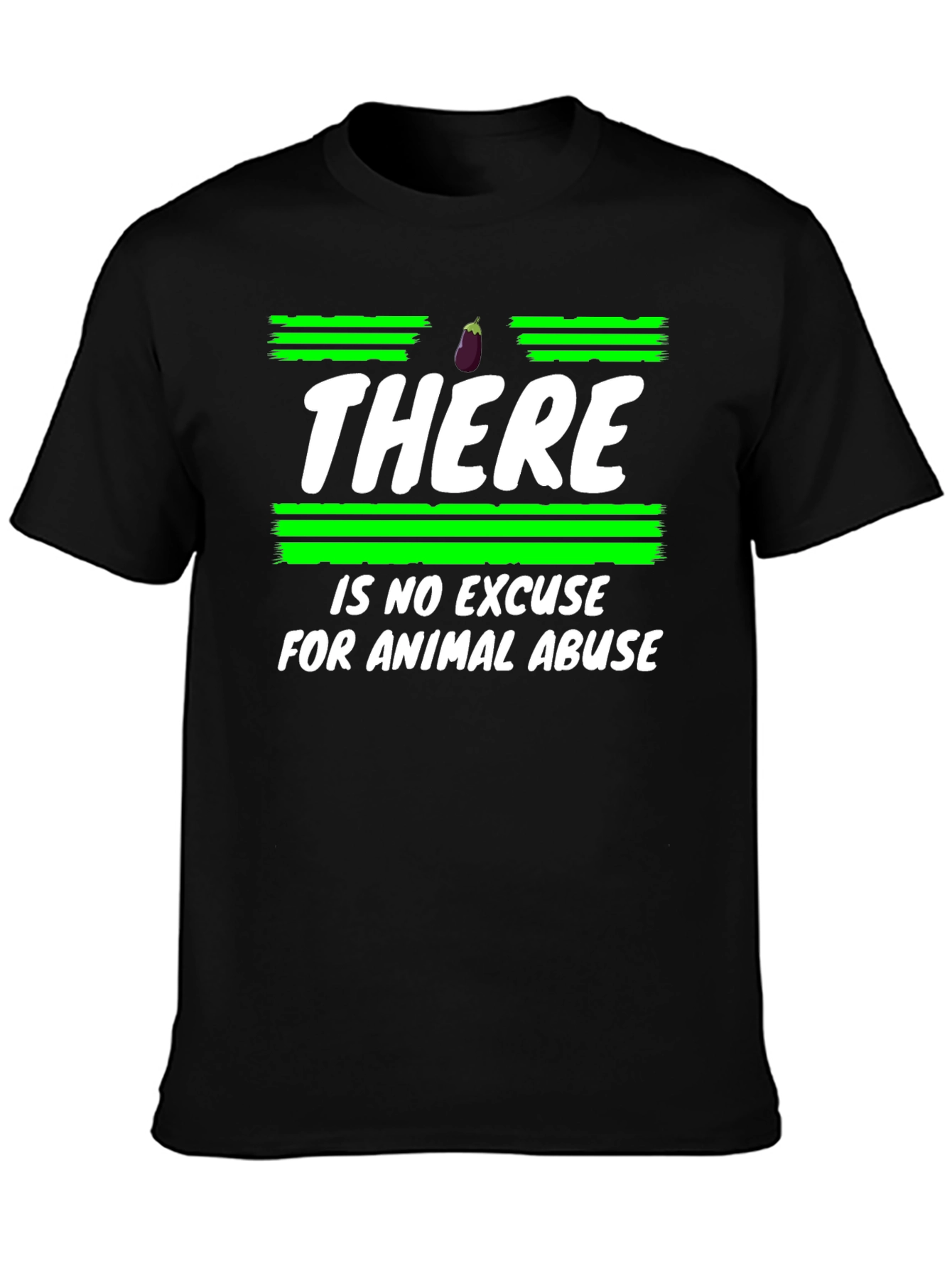 Animal Rights T-Shirt - No Excuse for Abuse