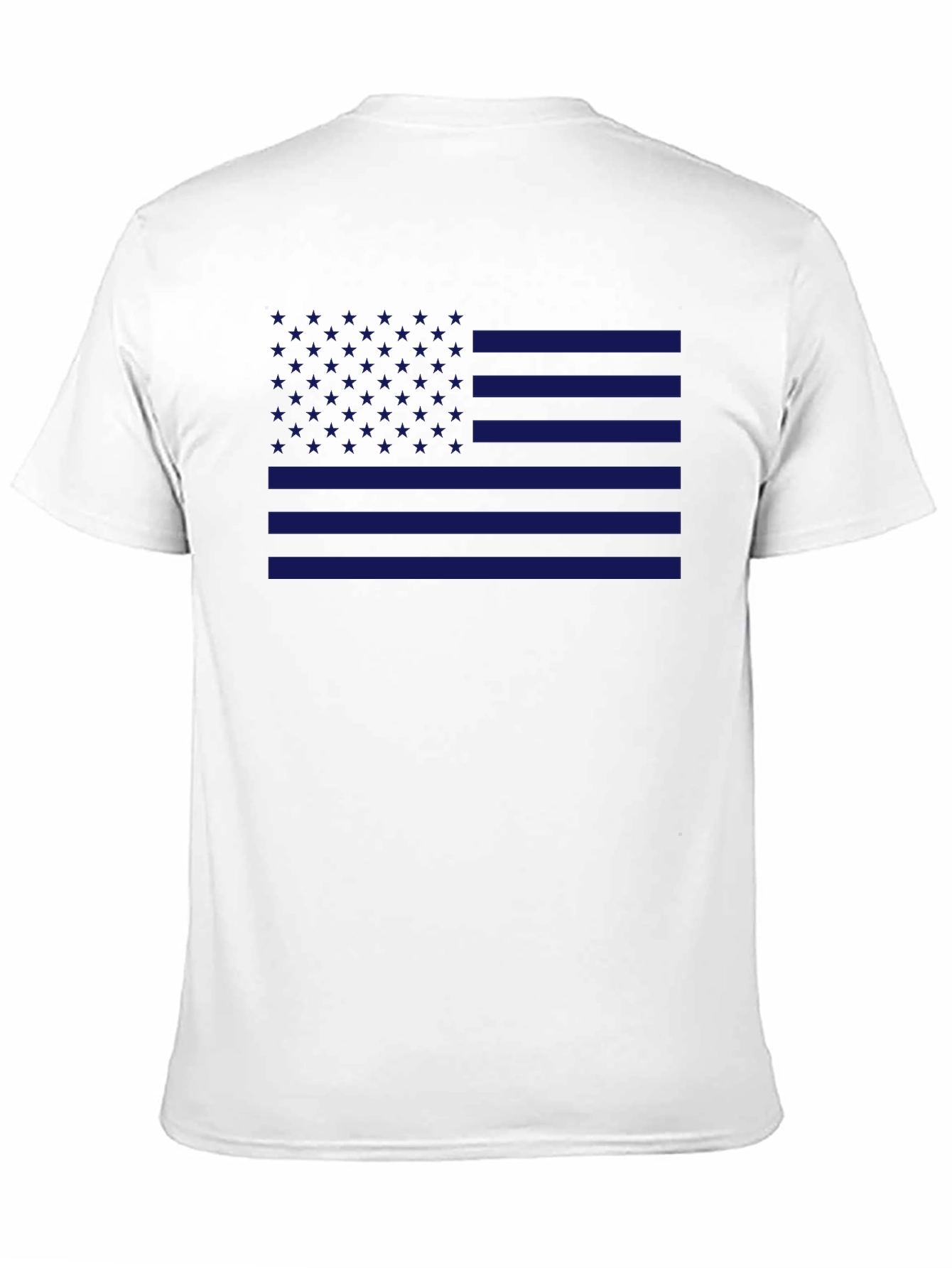 American Flag T-Shirt Patriotic Blue