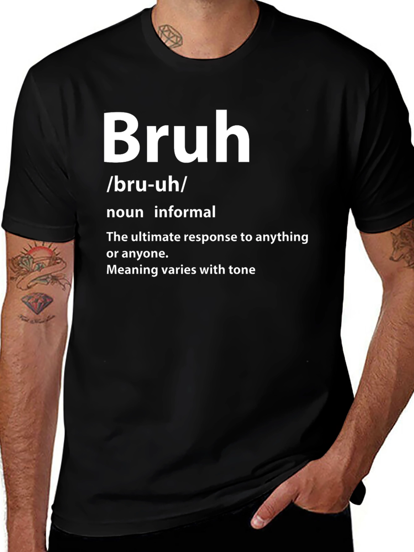 Bruh Definition T-Shirt - Informal Noun