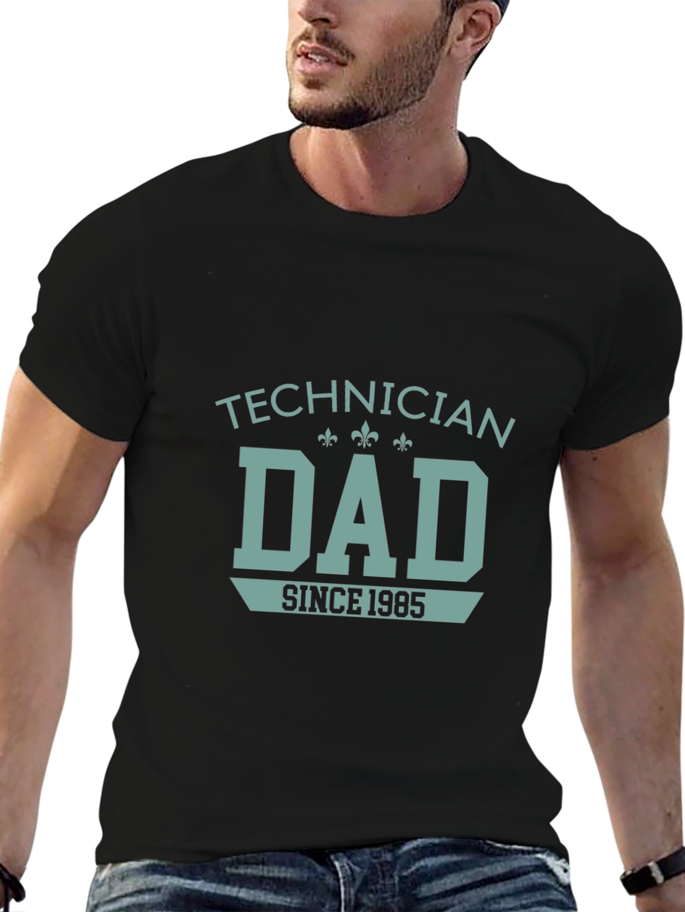 Technician Dad Since 1985 Graphic T-Shirt