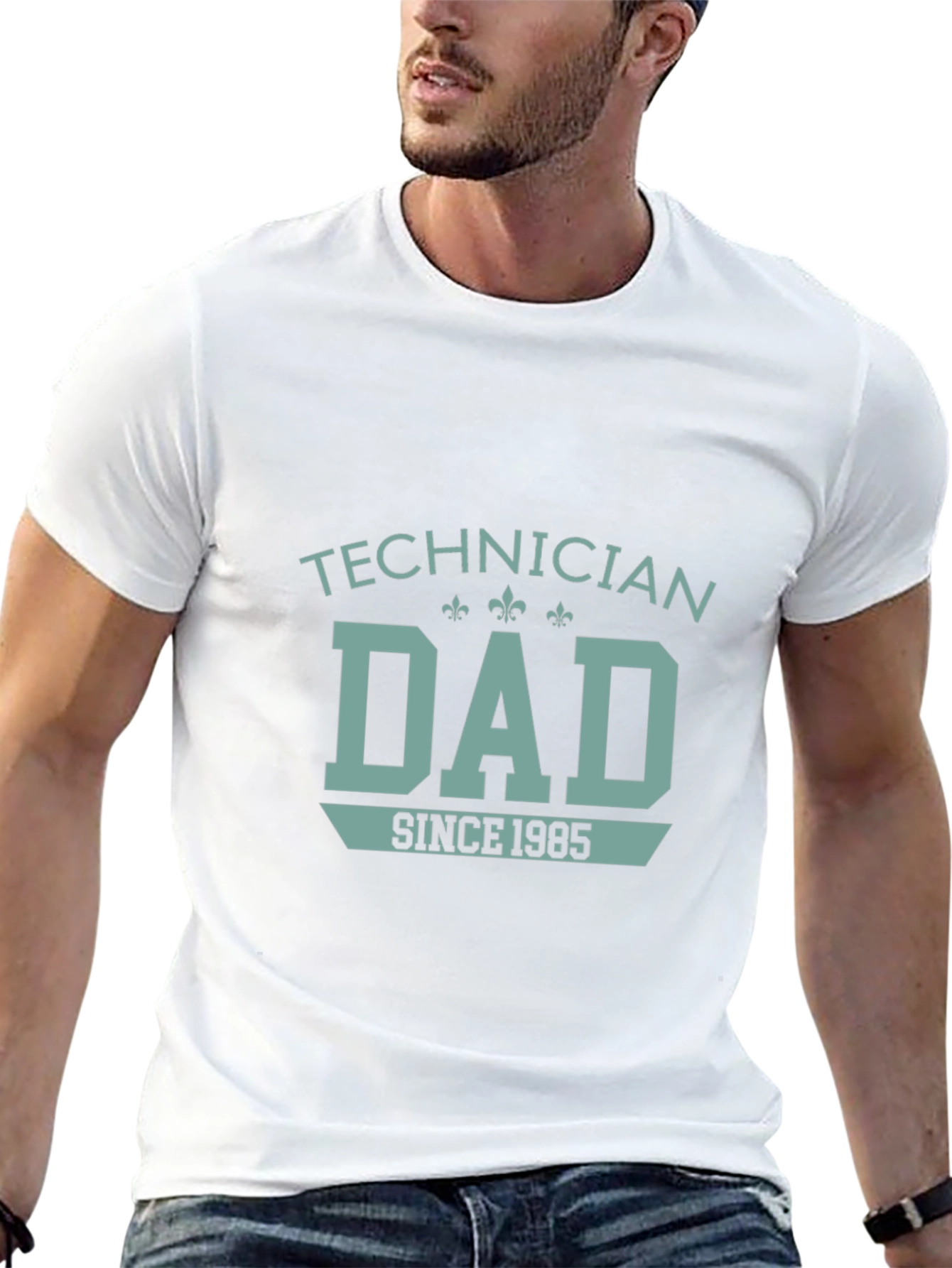 Technician Dad Since 1985 Graphic T-Shirt