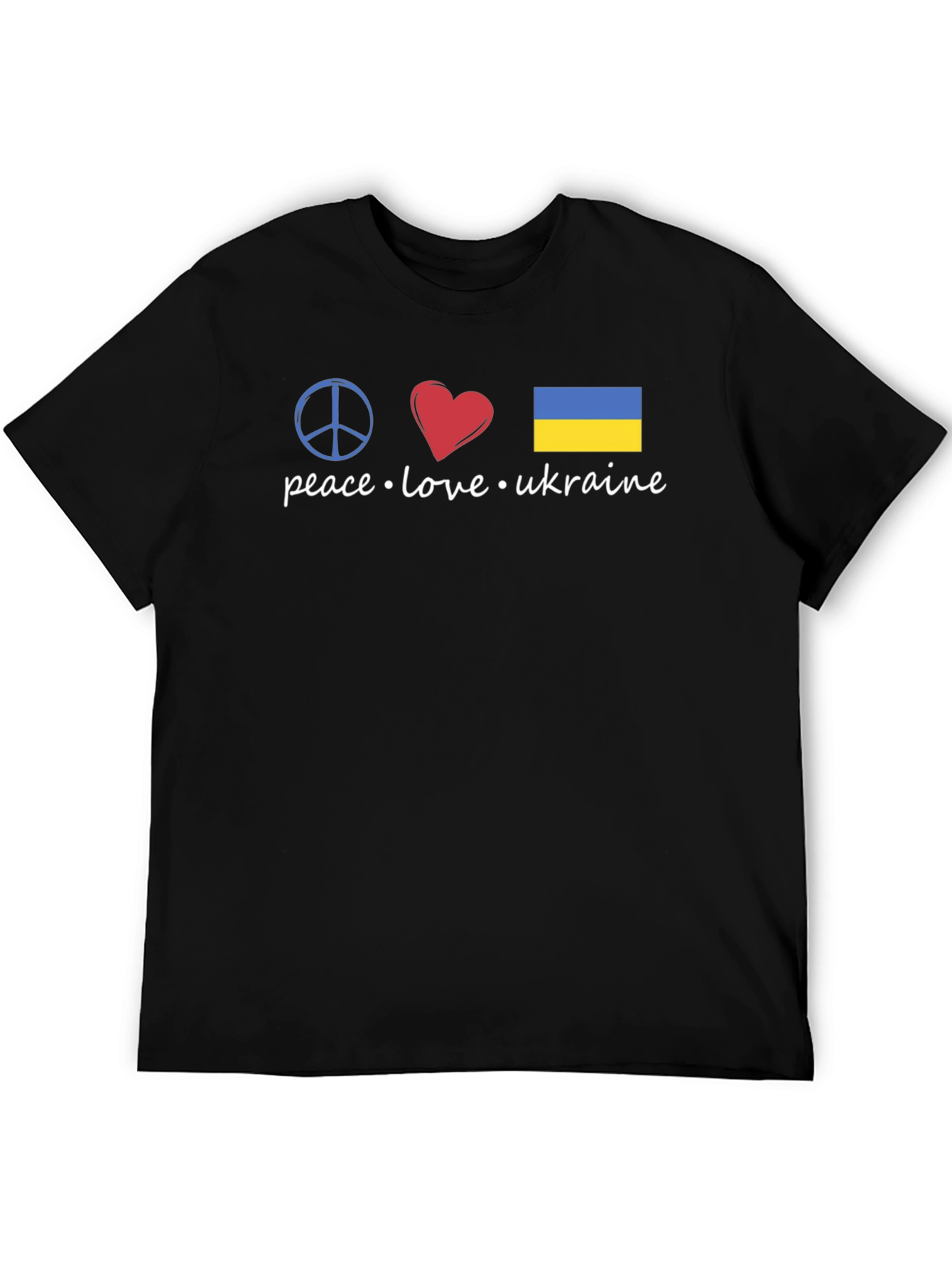 Peace Love Ukraine Graphic T-Shirt - Stylish Support