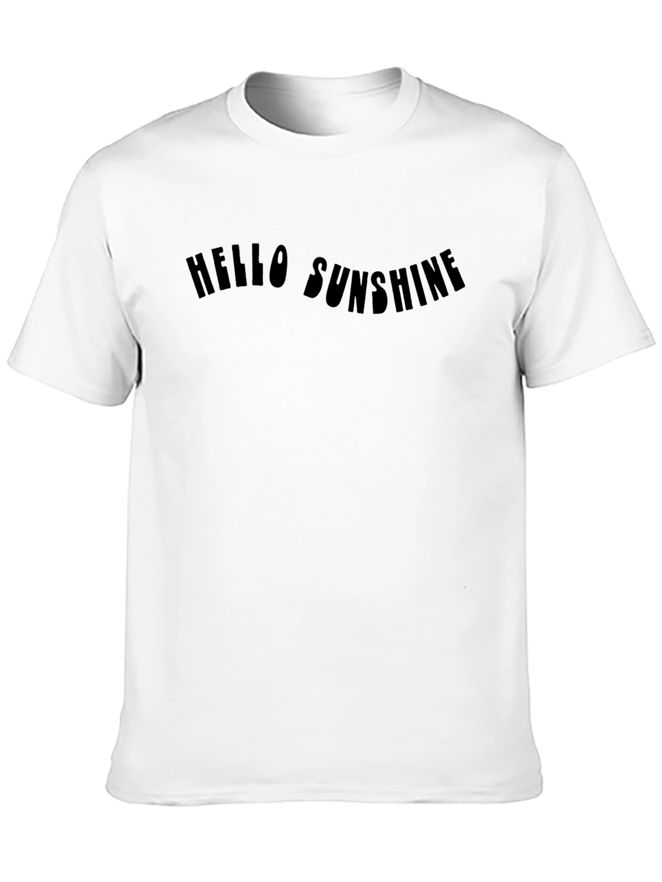 Hello Sunshine Graphic Tee - Black
