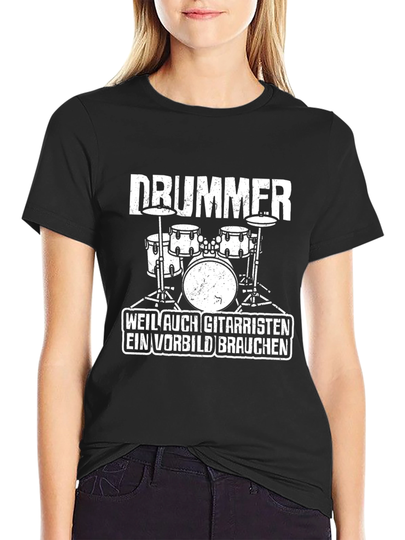 Drummer Graphic T-Shirt - Musician Novelty Tee