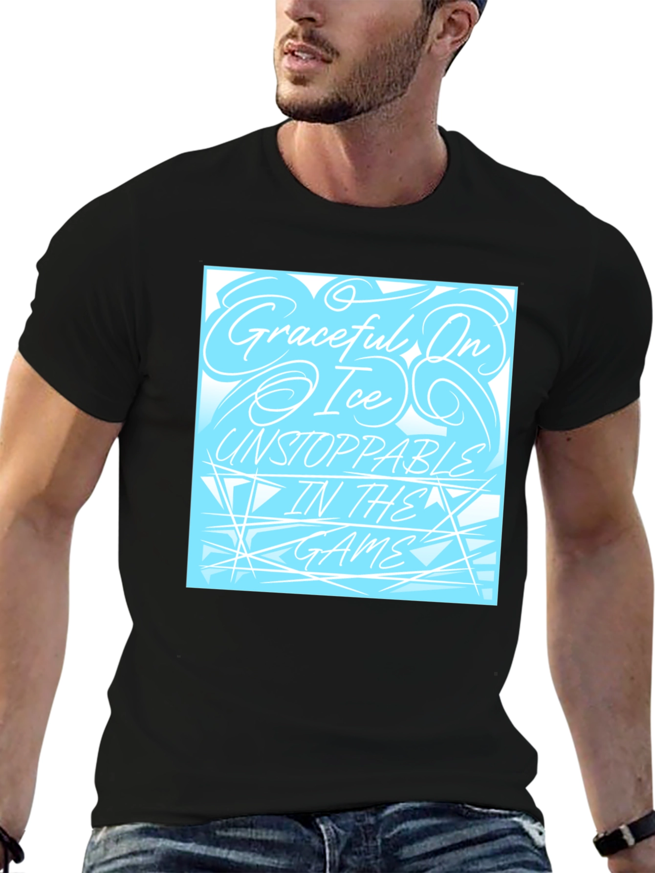 Graceful On Ice T-Shirt - Unstoppable Game Day Tee