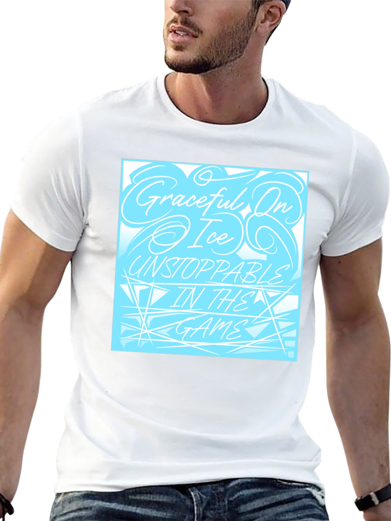Graceful On Ice T-Shirt - Unstoppable Game Day Tee