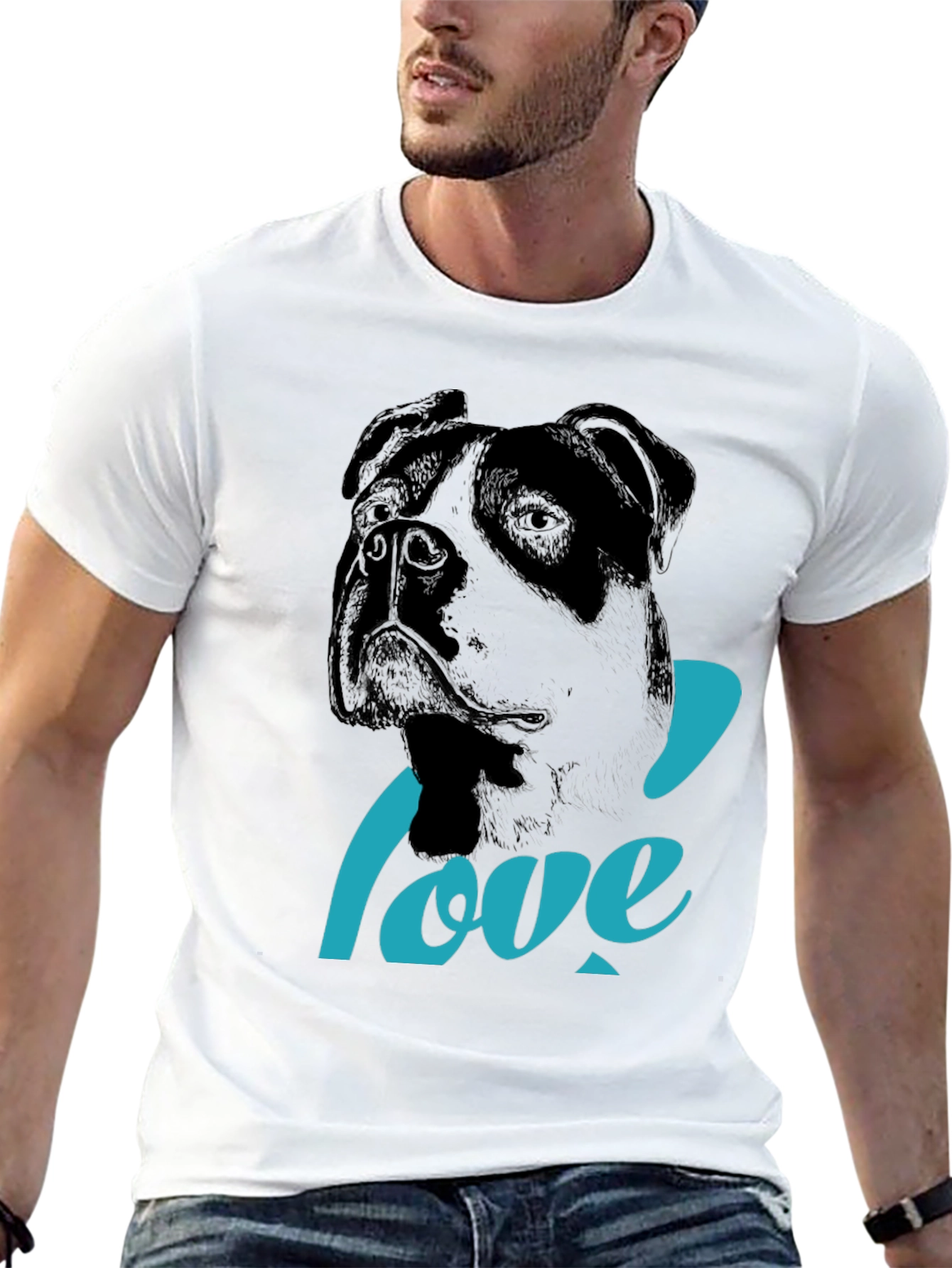 Dog Lover T-Shirt: Boxer Graphic Tee