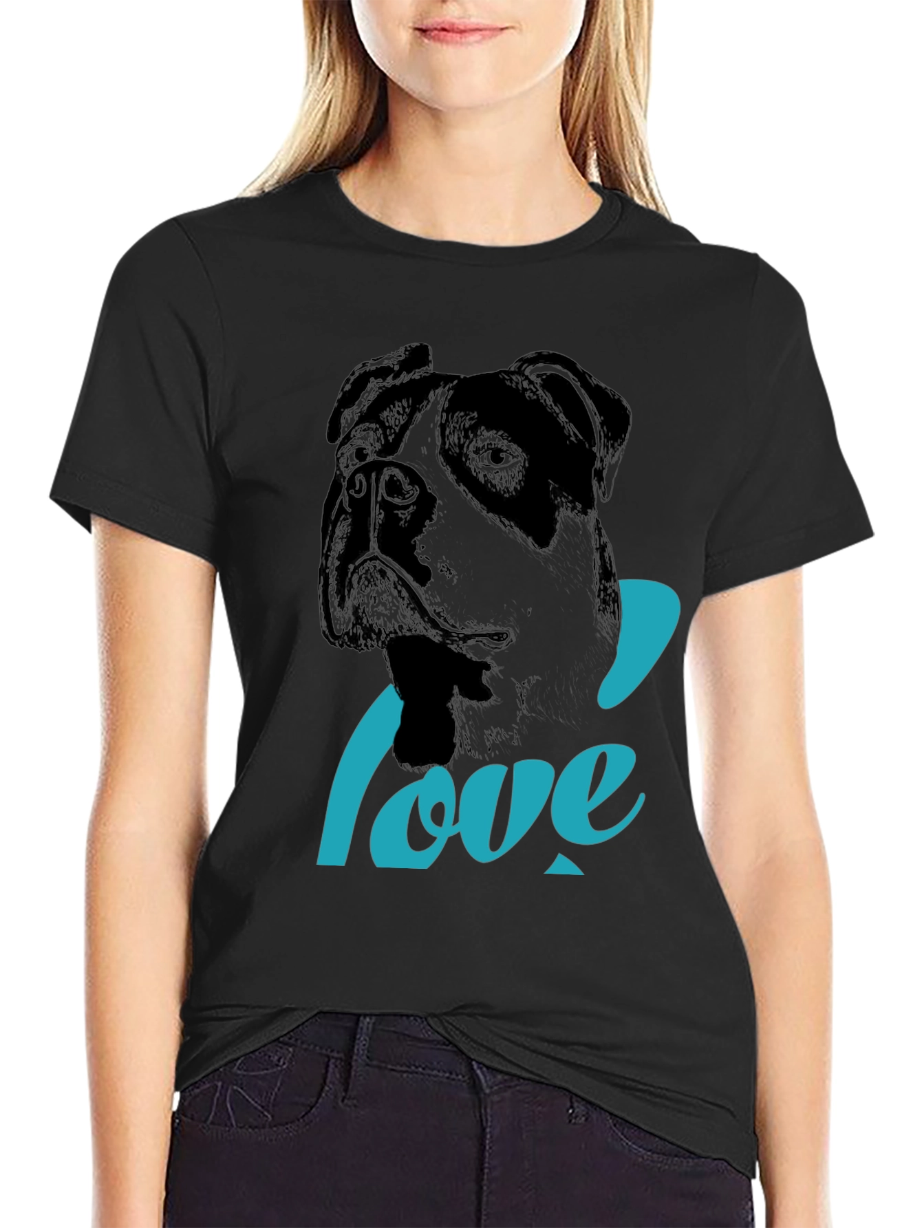 Dog Lover T-Shirt: Boxer Graphic Tee