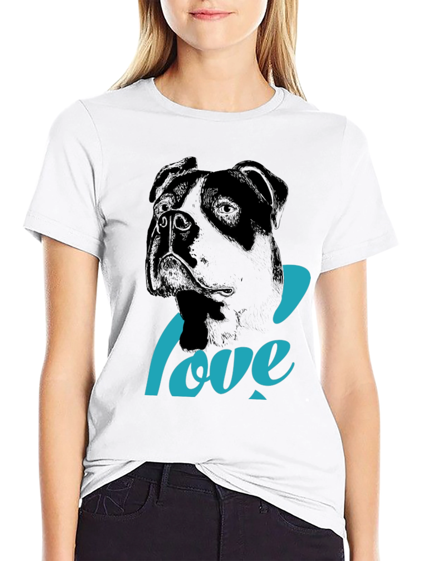 Dog Lover T-Shirt: Boxer Graphic Tee