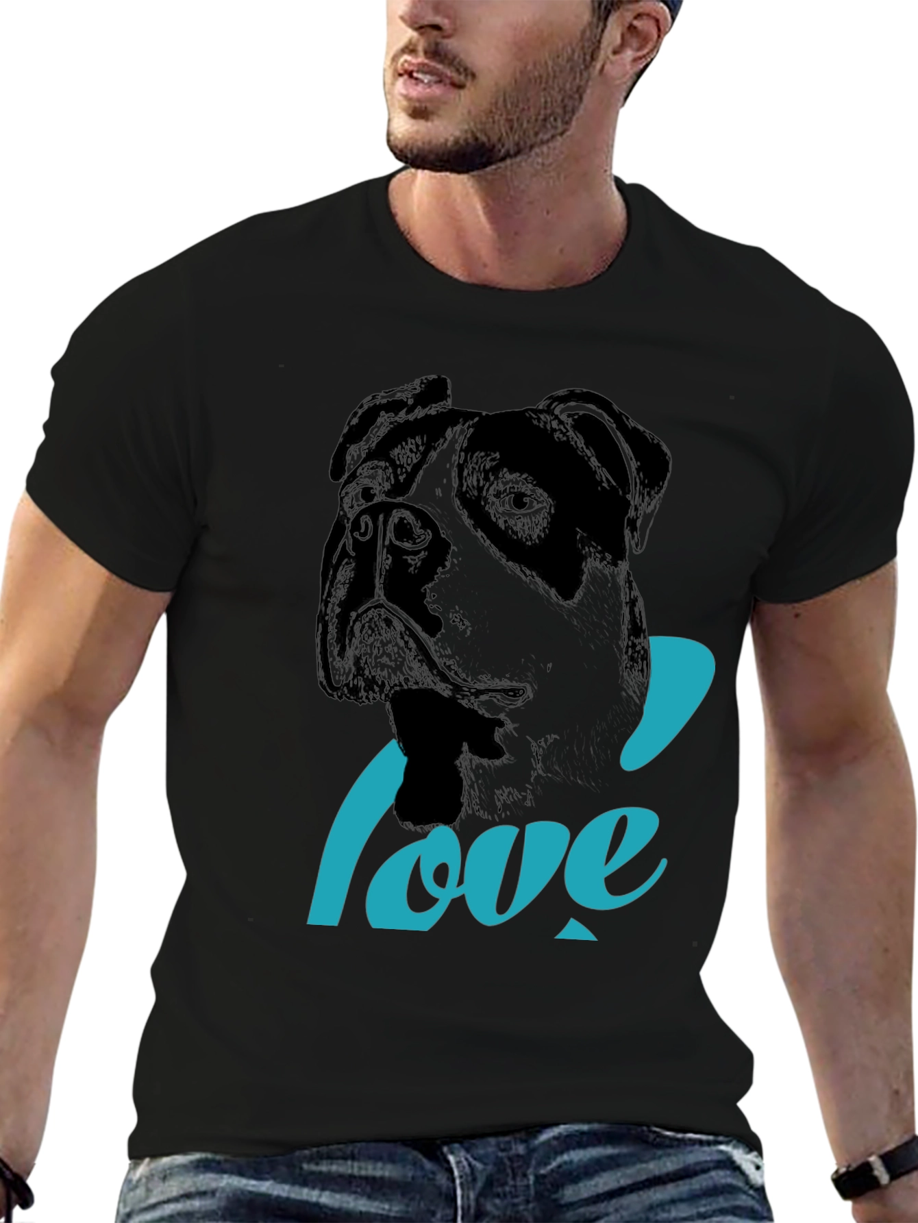 Dog Lover T-Shirt: Boxer Graphic Tee