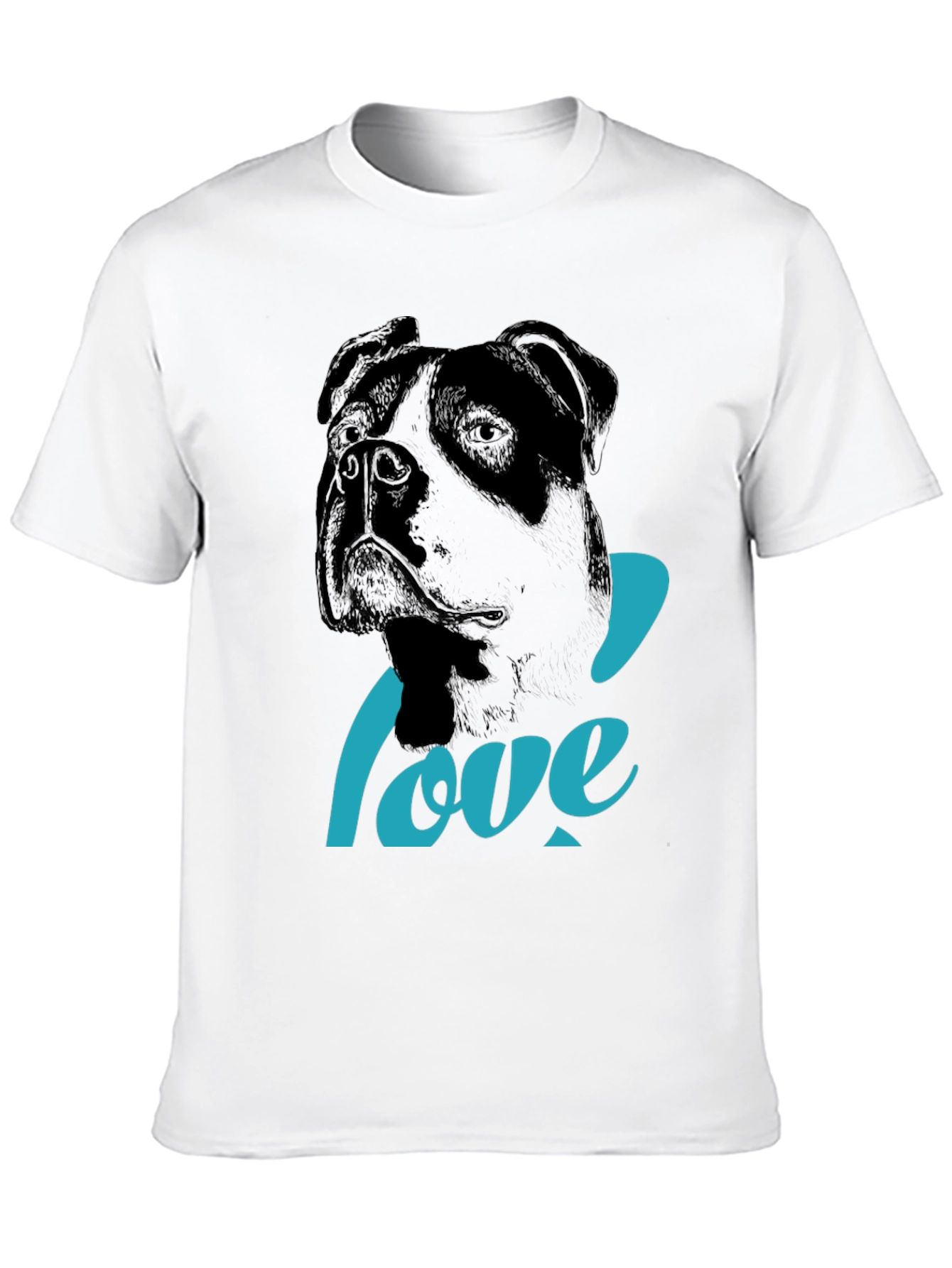 Dog Lover T-Shirt: Boxer Graphic Tee